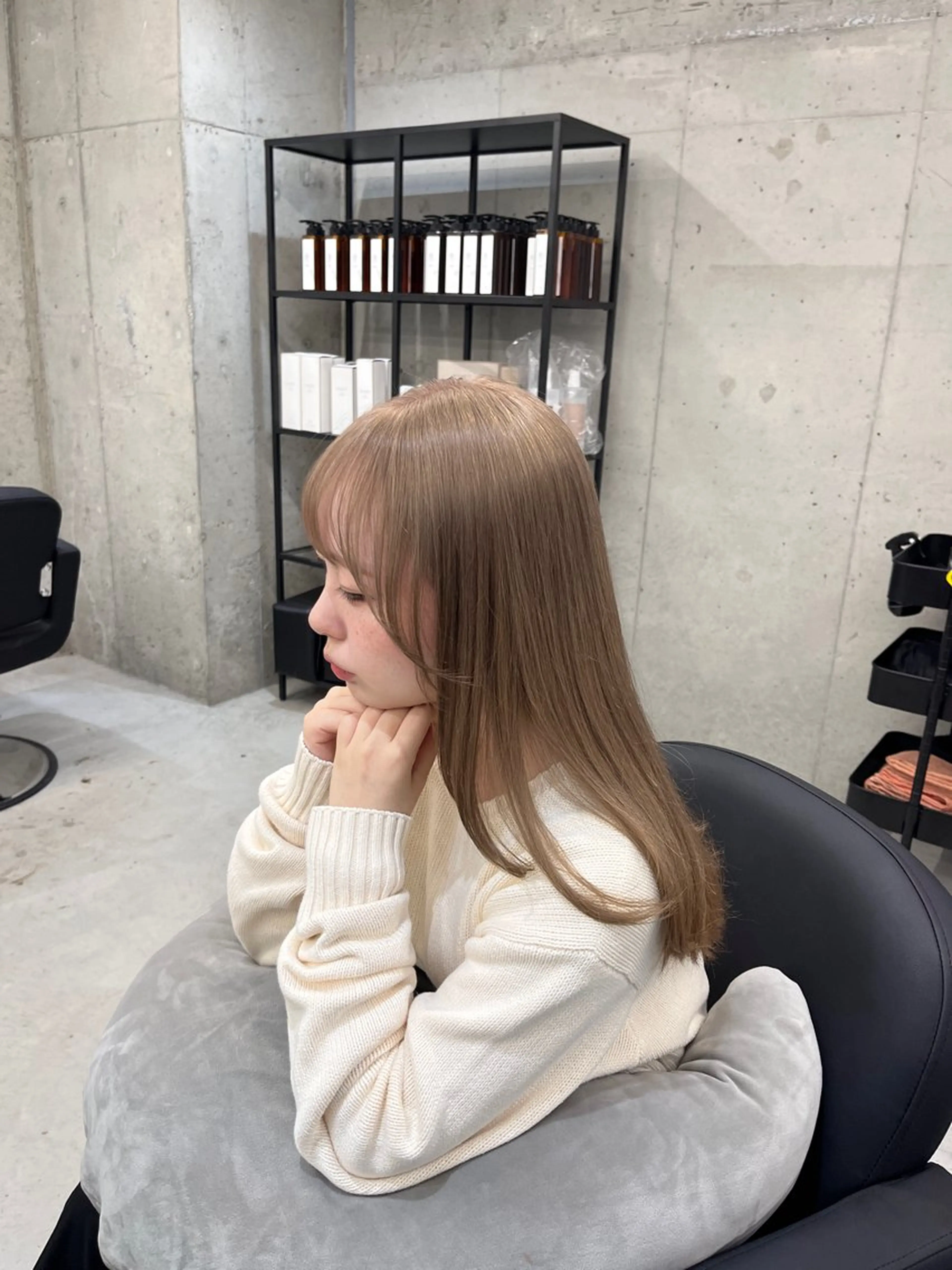 カラー nico所属・KANNA🩵 nico 東心斎橋のヘアスタイル