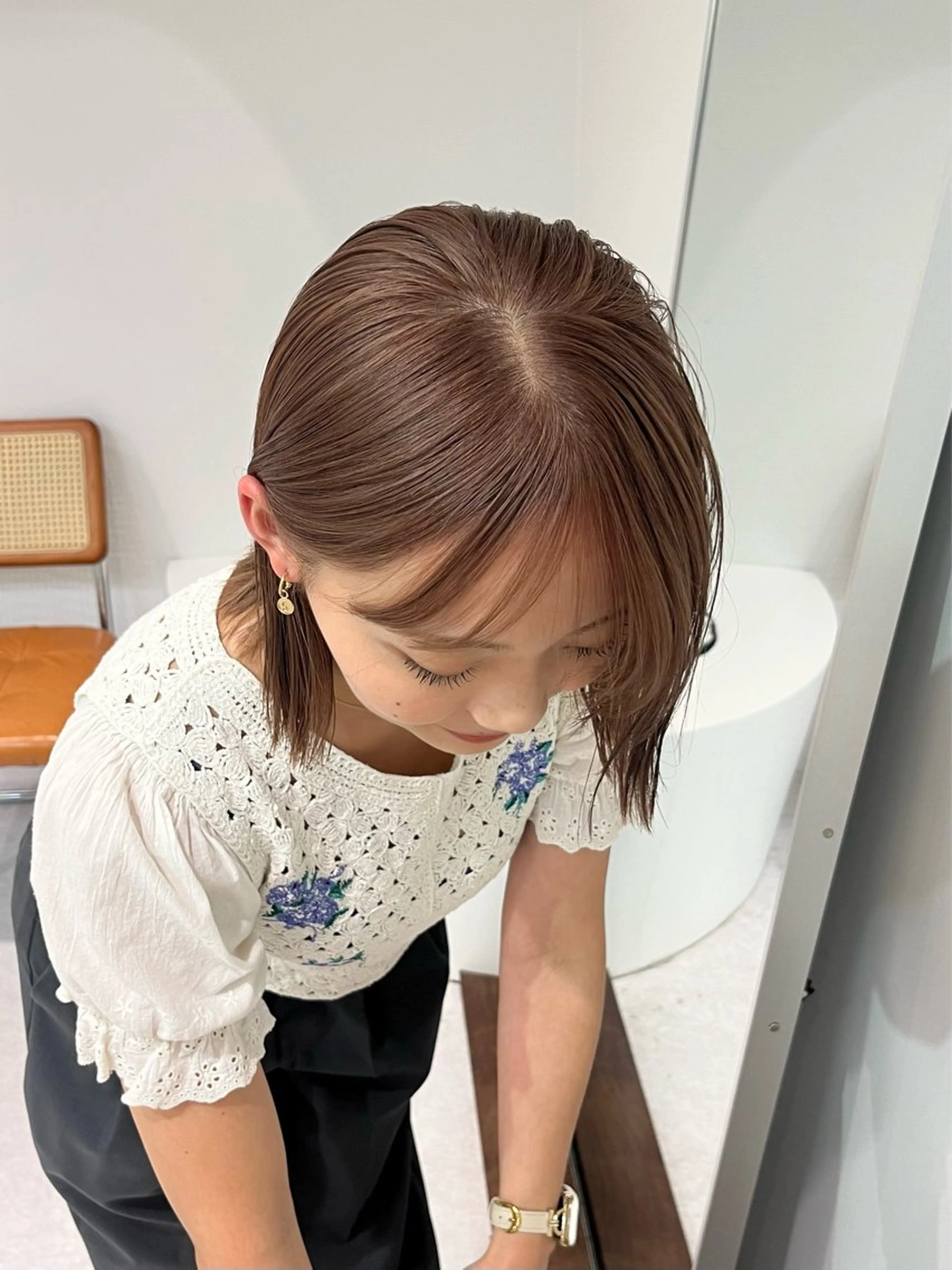 カラー ヘアカラー トリートメント ヘアセット 🌿似合わせブリーチ 松本朋幸🌿のヘアスタイル