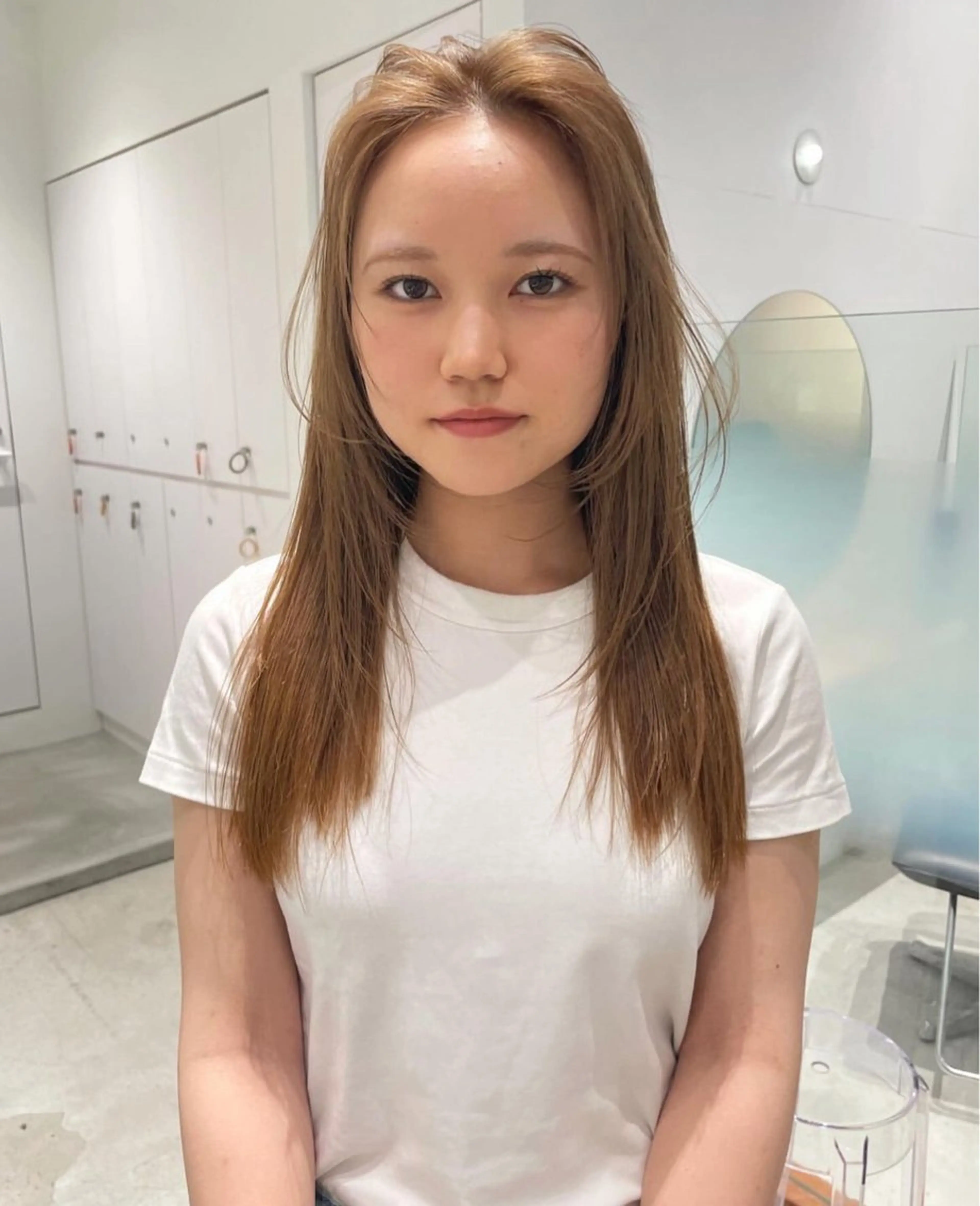 ロング カラー 🎀優姫 🎀  韓国レイヤーのヘアスタイル