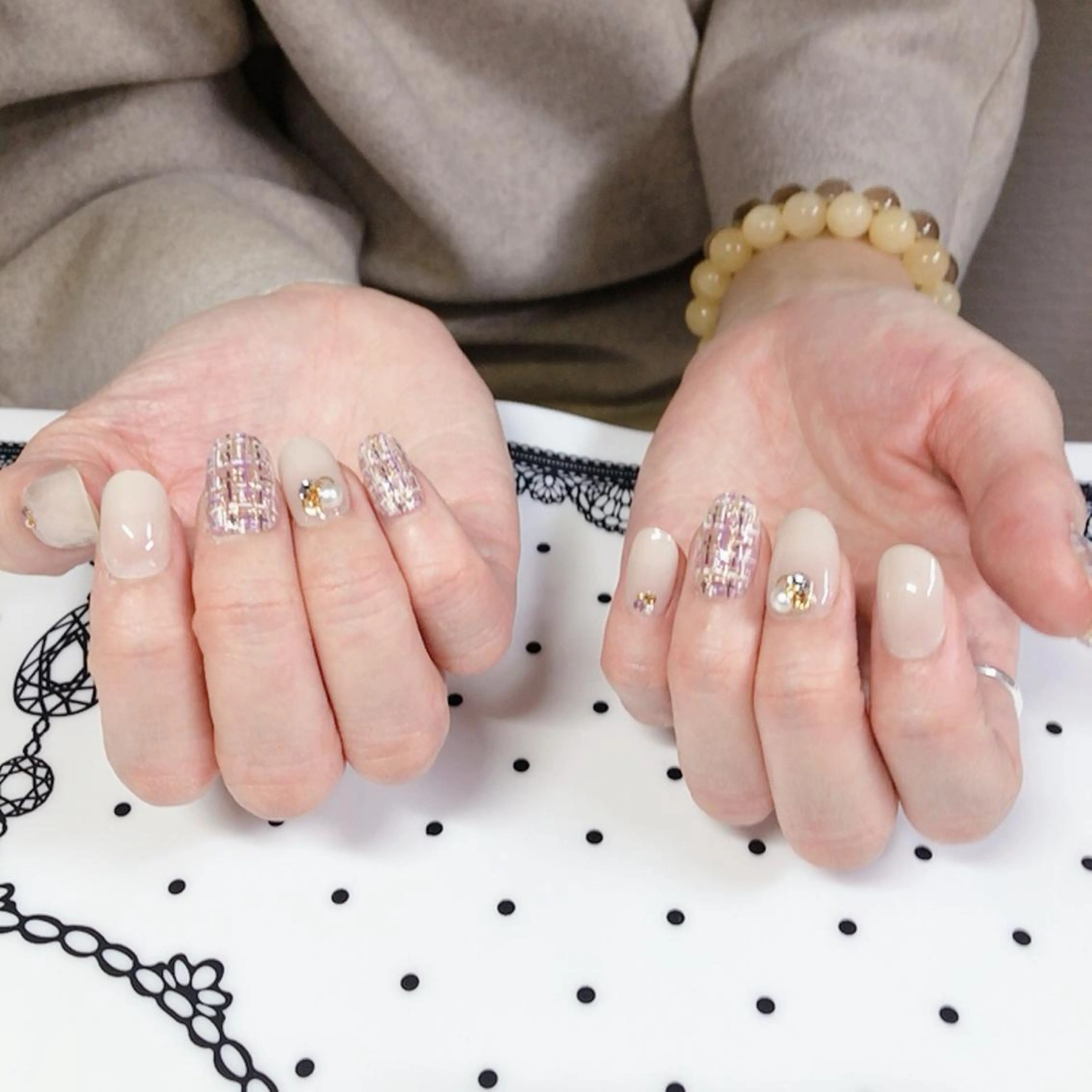 ネイル ネイルチップ 奥園 良恵のネイルデザイン