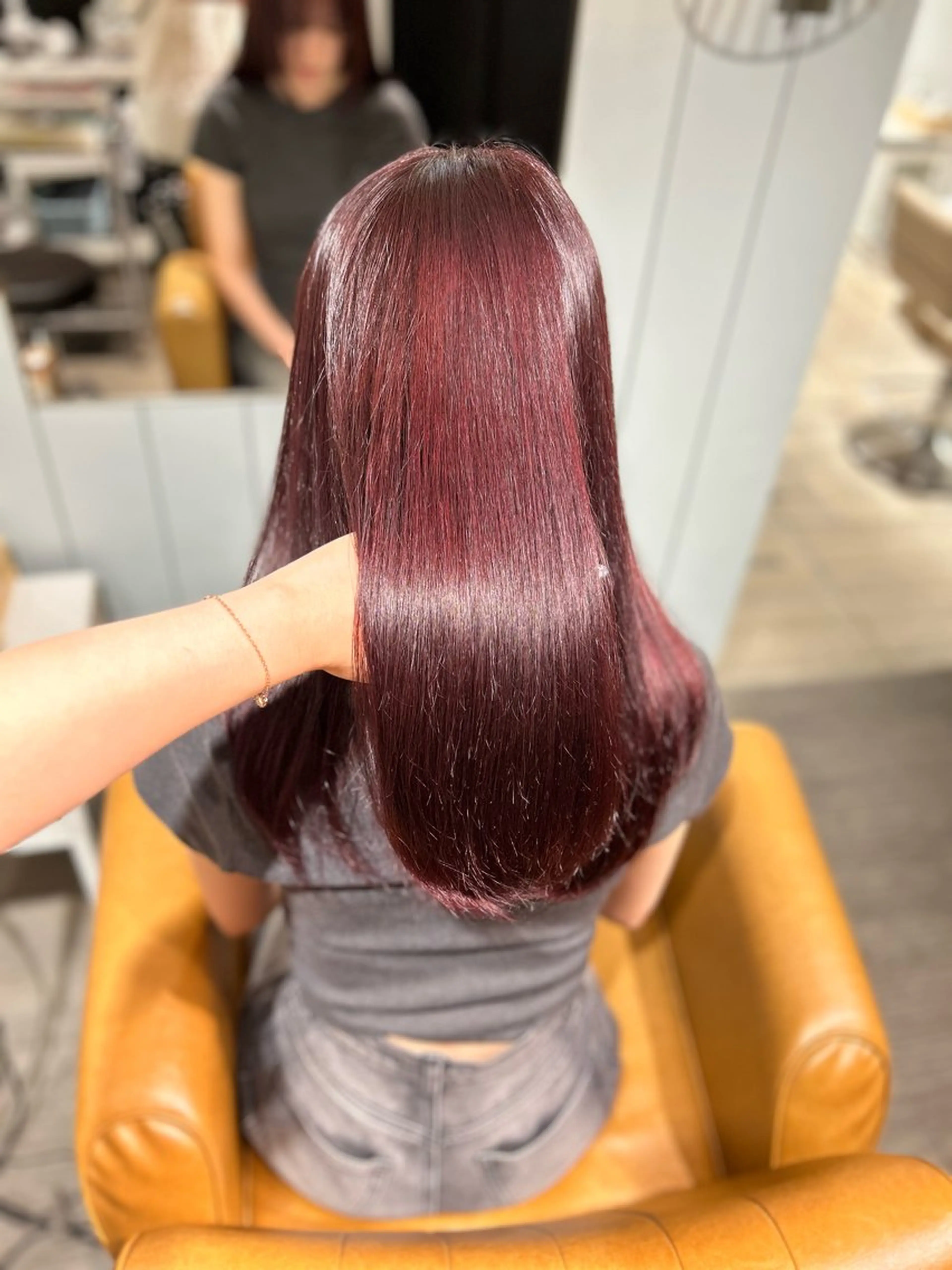 髪質改善カラー＋クイックトリートメントの写真