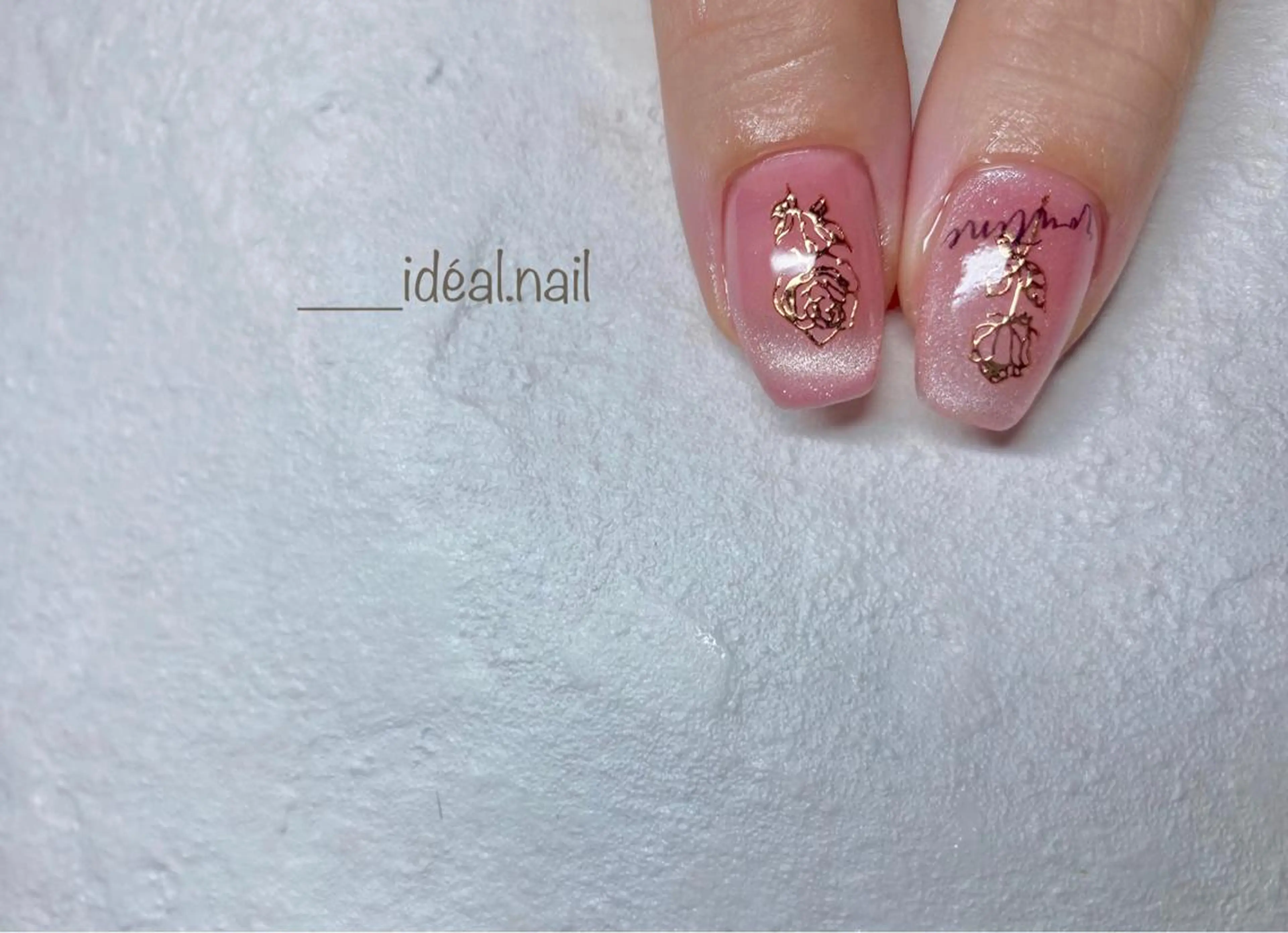 ネイル マグネットネイル ピンク ide. Mikiのネイルデザイン