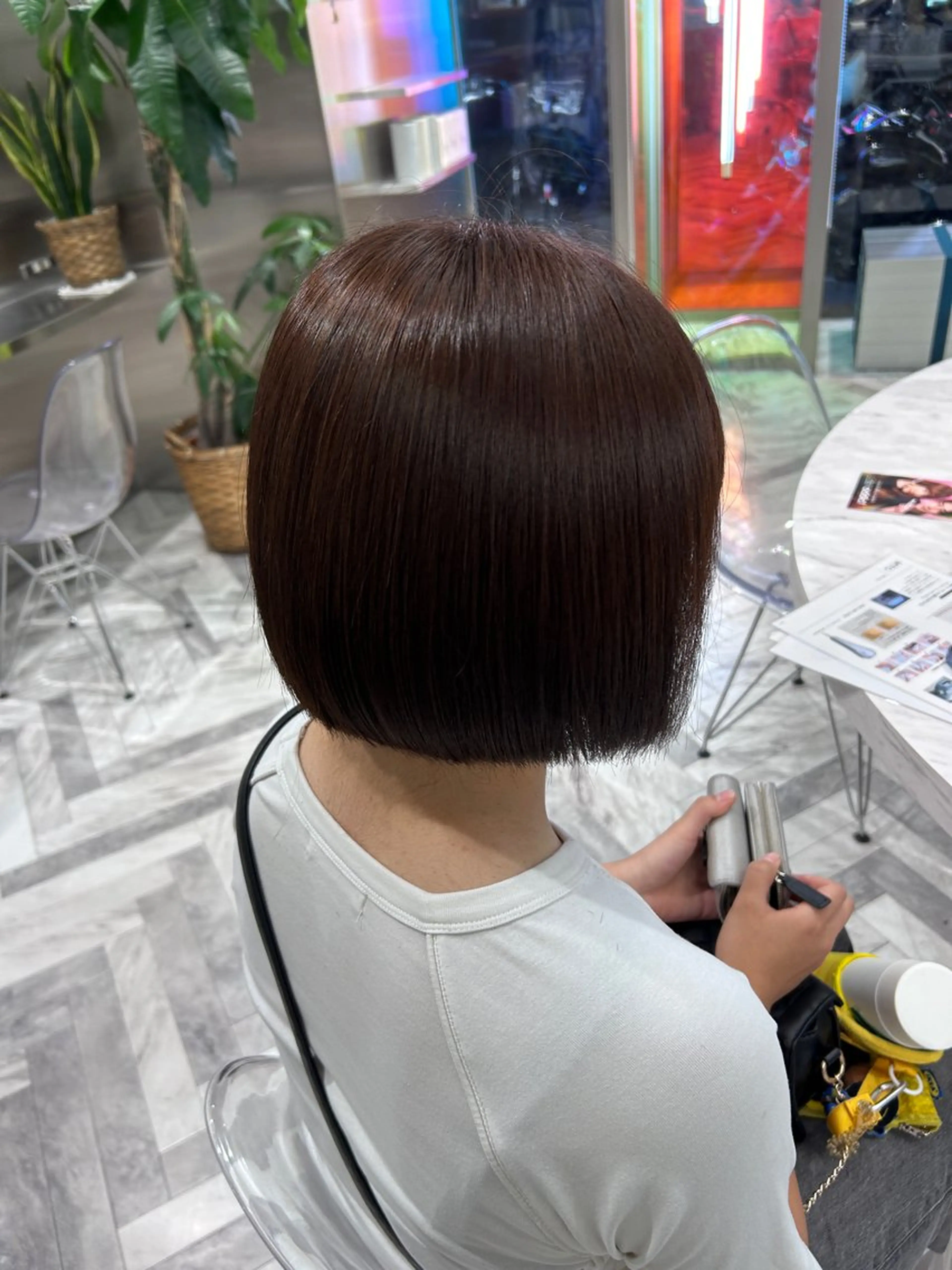 ショート カラー カット ヘアカラー 冬っぽカラー/ マツエク/ゆきなのマツエク・マツパデザイン