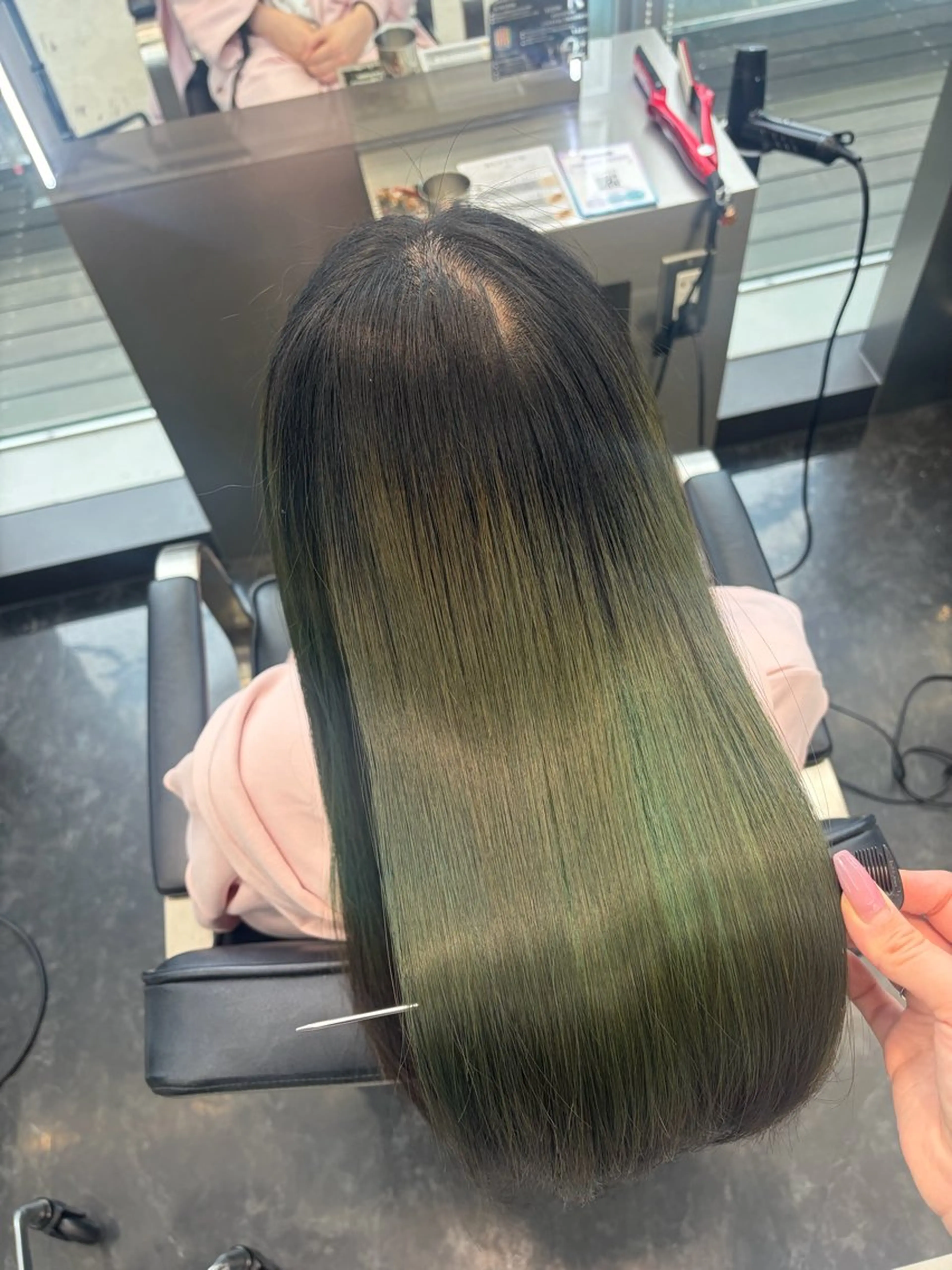 セミロング ヘアアレンジ トリートメント ヘアセット 髪質改善/艶髪 /SARA💕のヘアスタイル