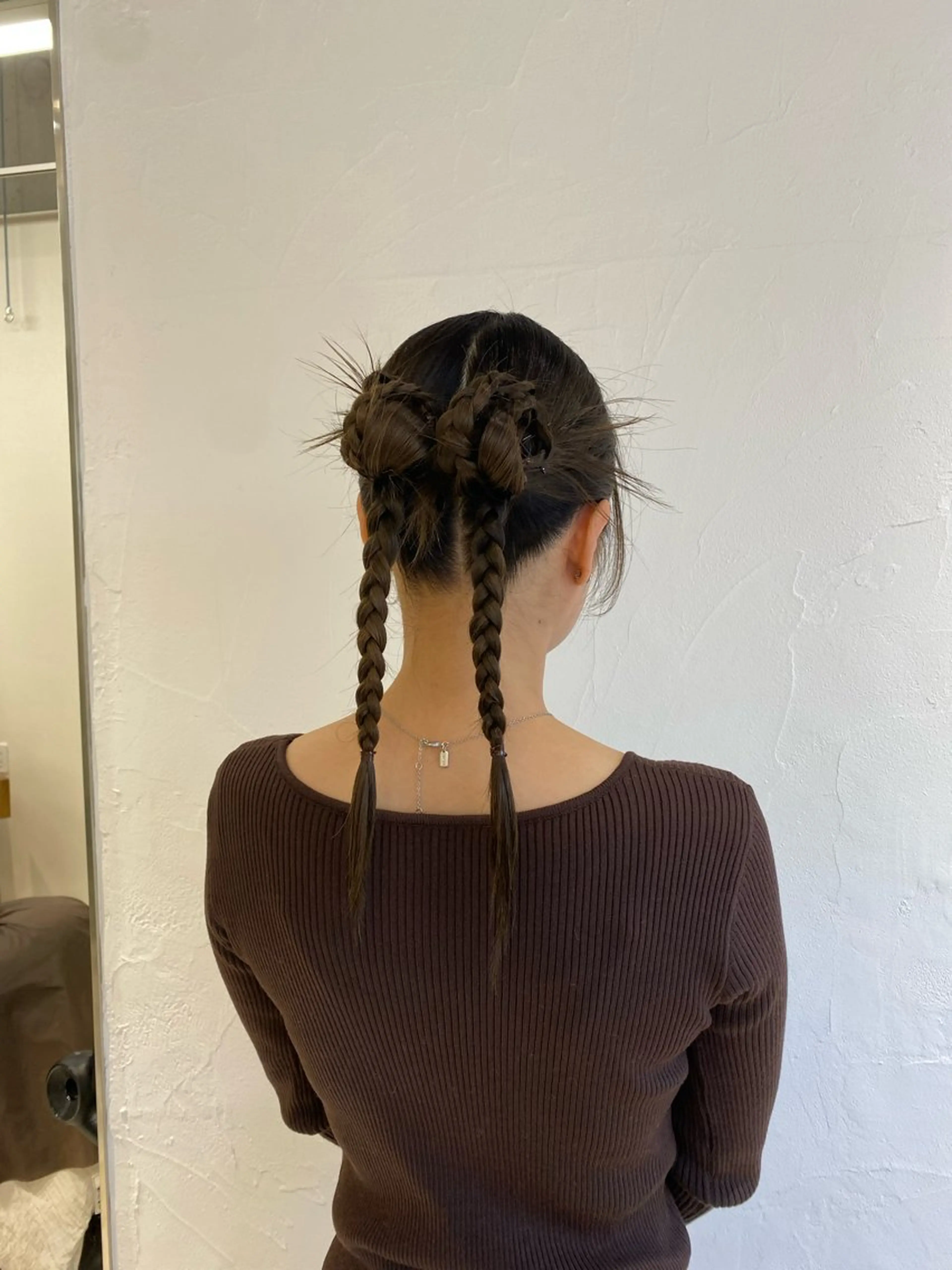 ロング ヘアアレンジ 暖色カラー /ヘアアレンジ/花鈴のヘアスタイル