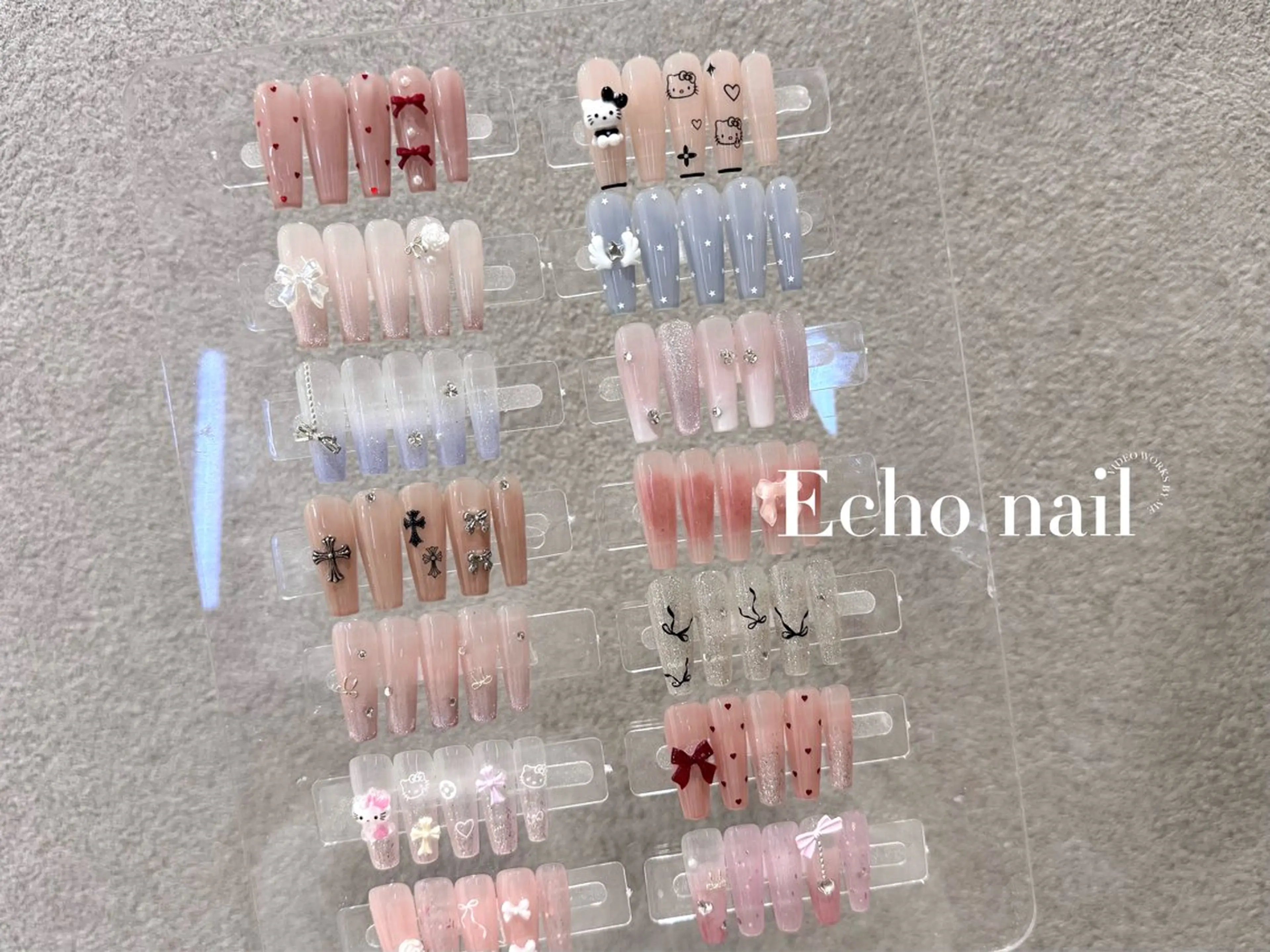 ネイル フレンチネイル 持ち込み ワンホンネイル Echo Nail Salonのネイルデザイン
