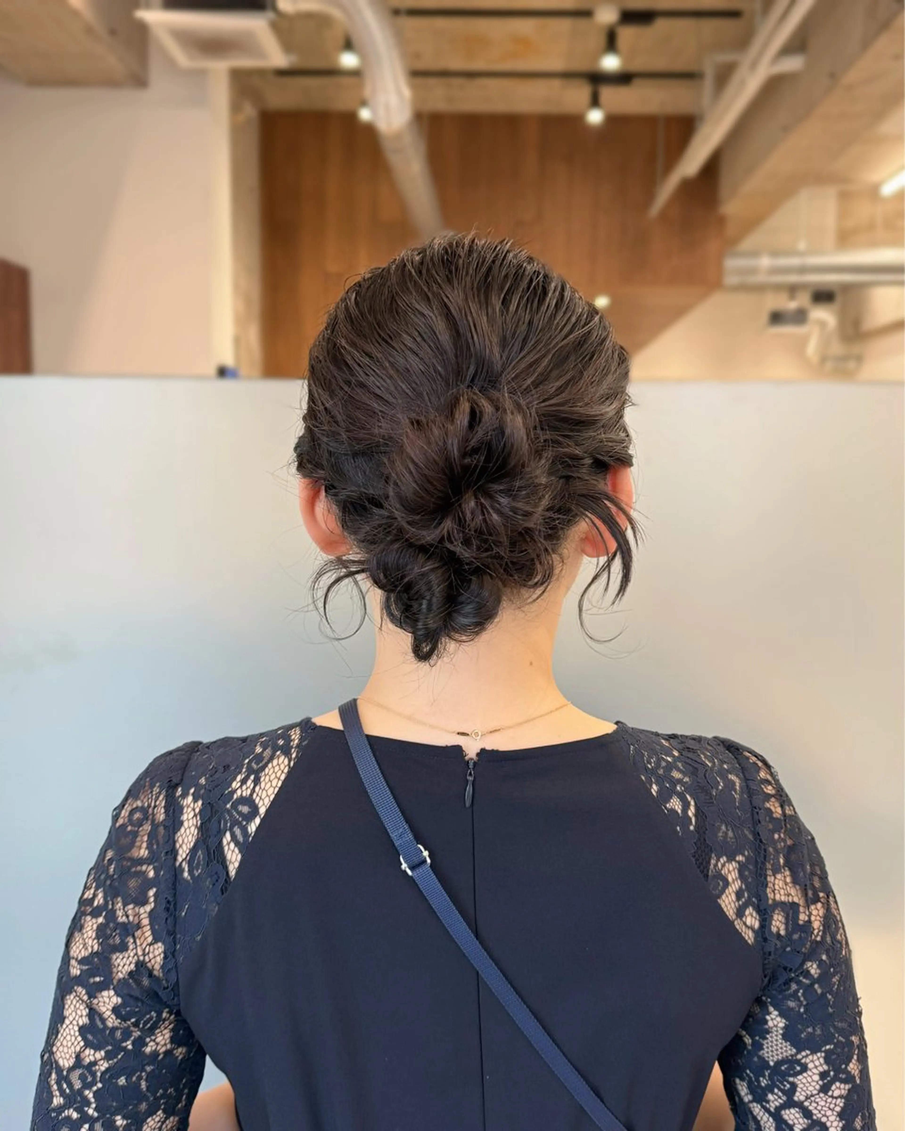 ミディアム カラー ヘアアレンジ ヘアセット 縮毛矯正+モテカラー 🎀✨MIHOのヘアスタイル