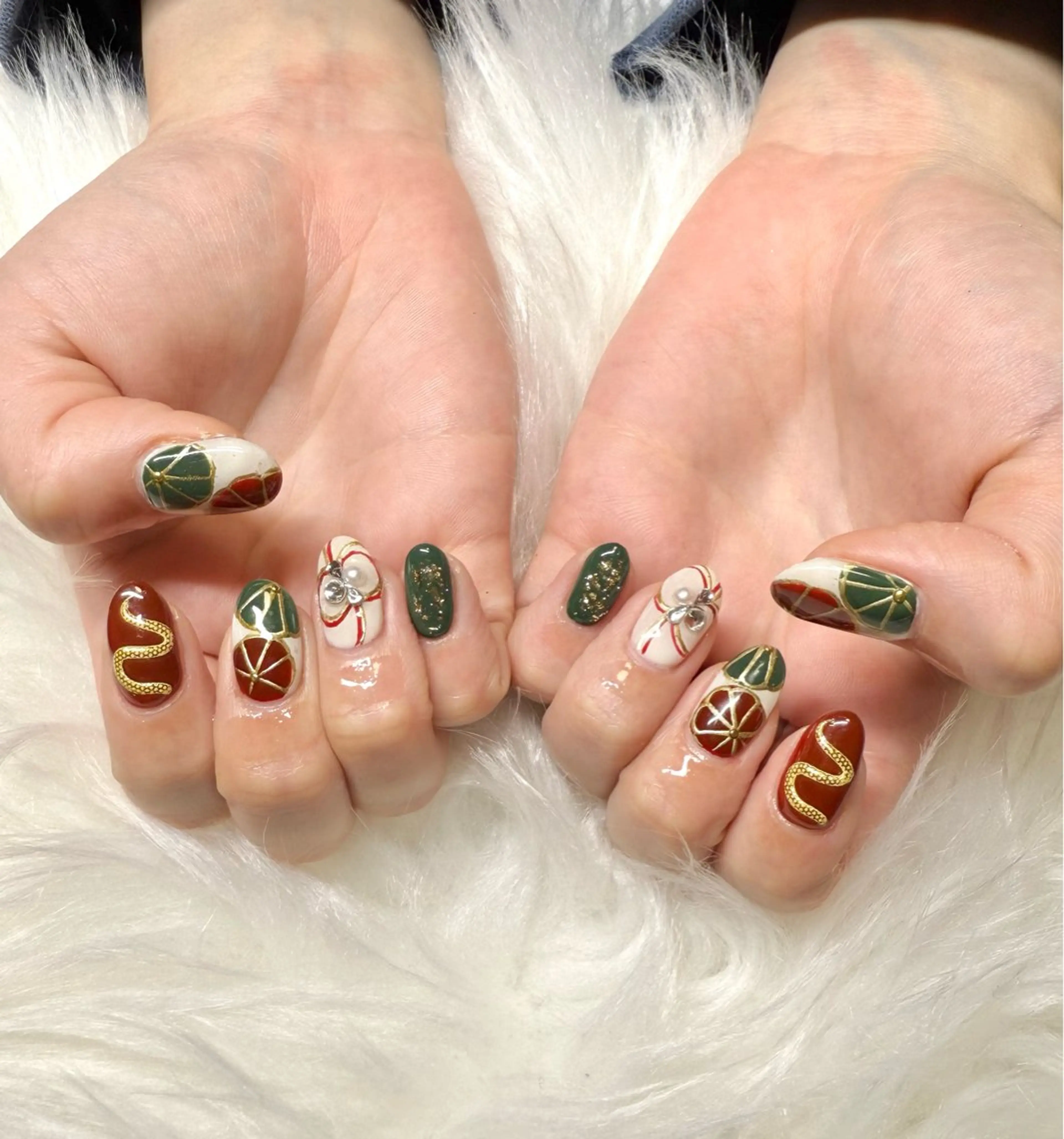 ネイル アートネイル ハンドネイル CHARME 🤎〔RINA〕のネイルデザイン