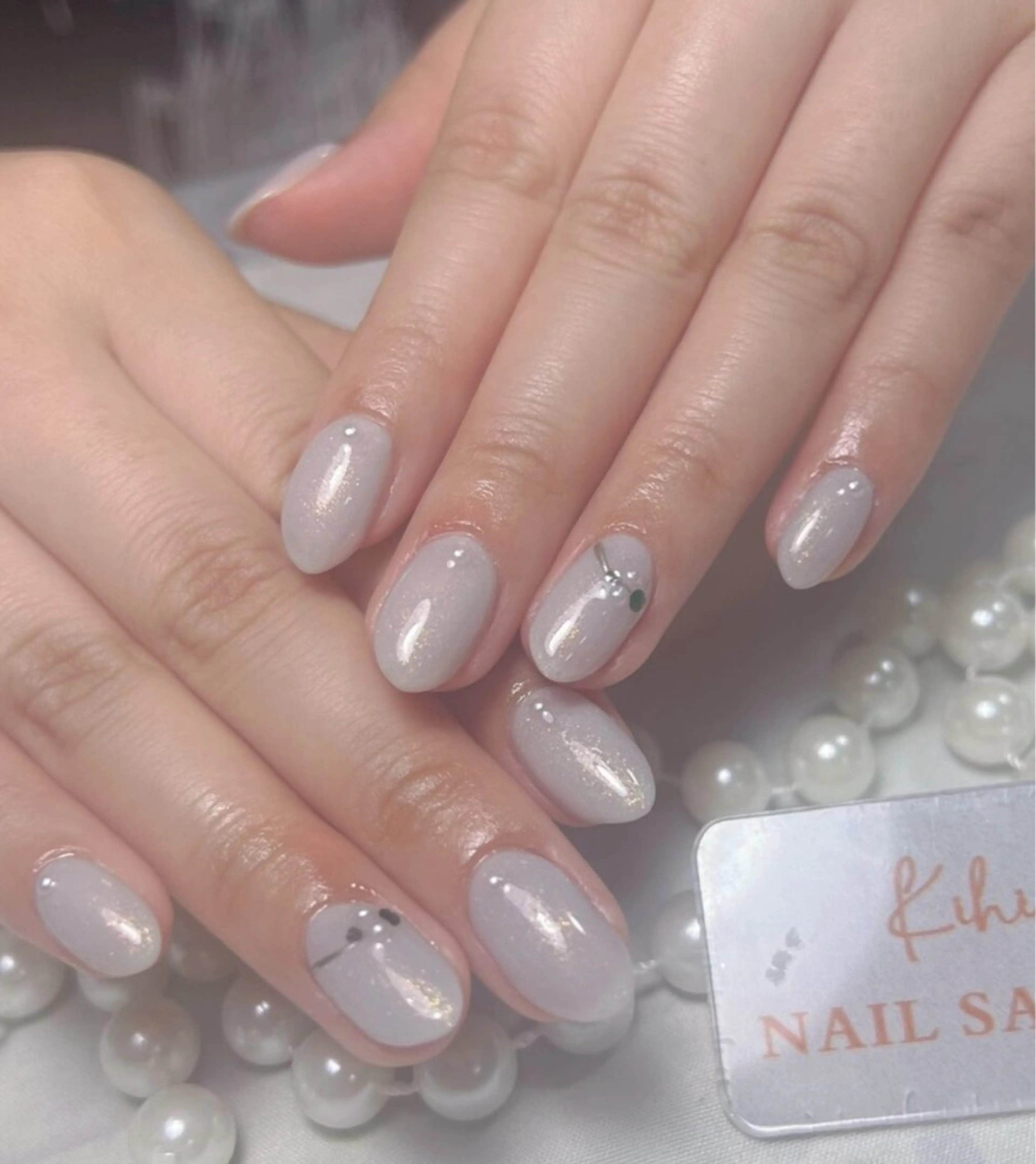 ネイル アートネイル フレンチネイル ジェルネイル グラデーション 韓国ネイル 村中 ハナのネイルデザイン