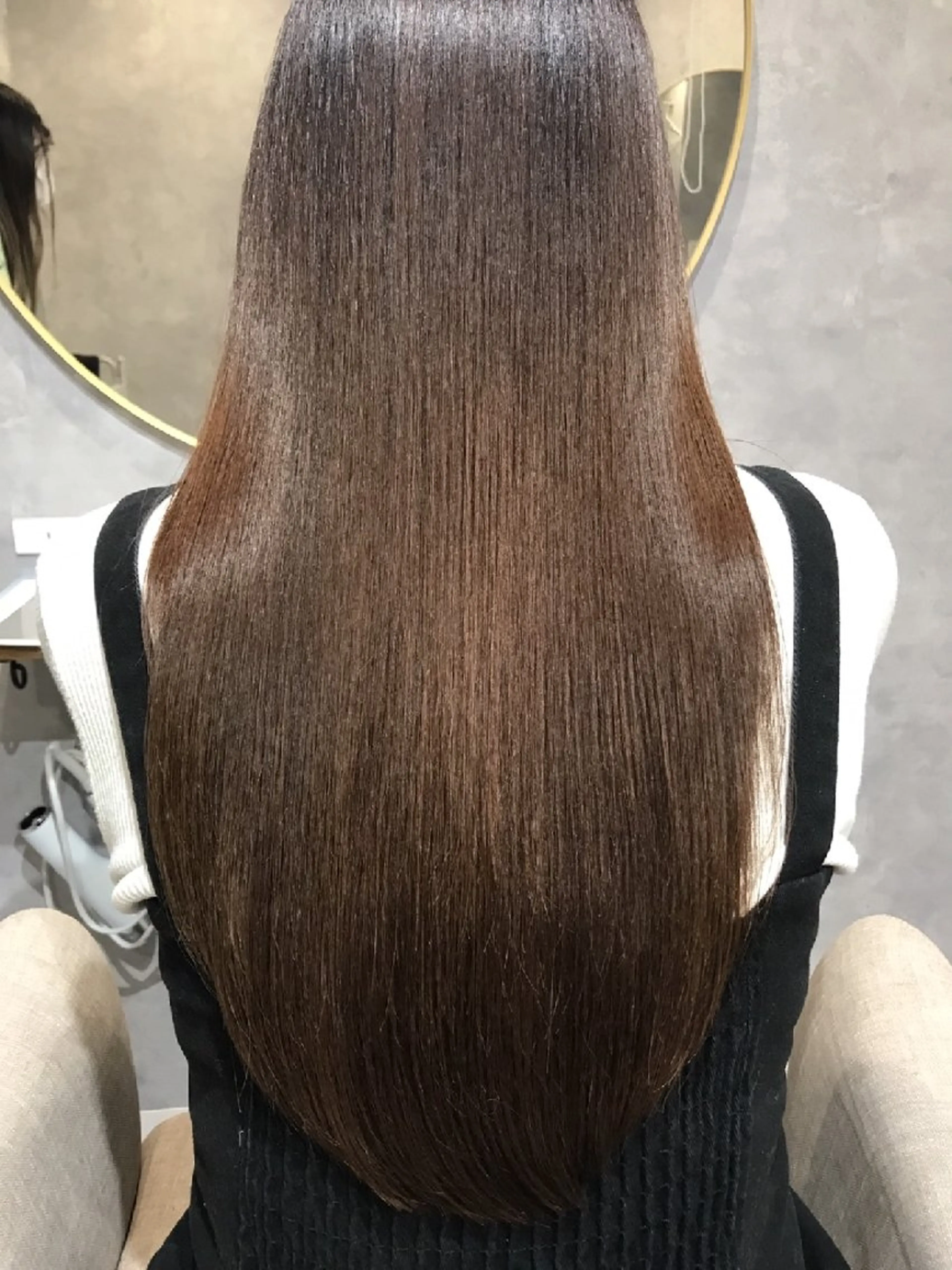 《モデルクーポン》縮毛矯正＋髪質改善トリートメントの写真