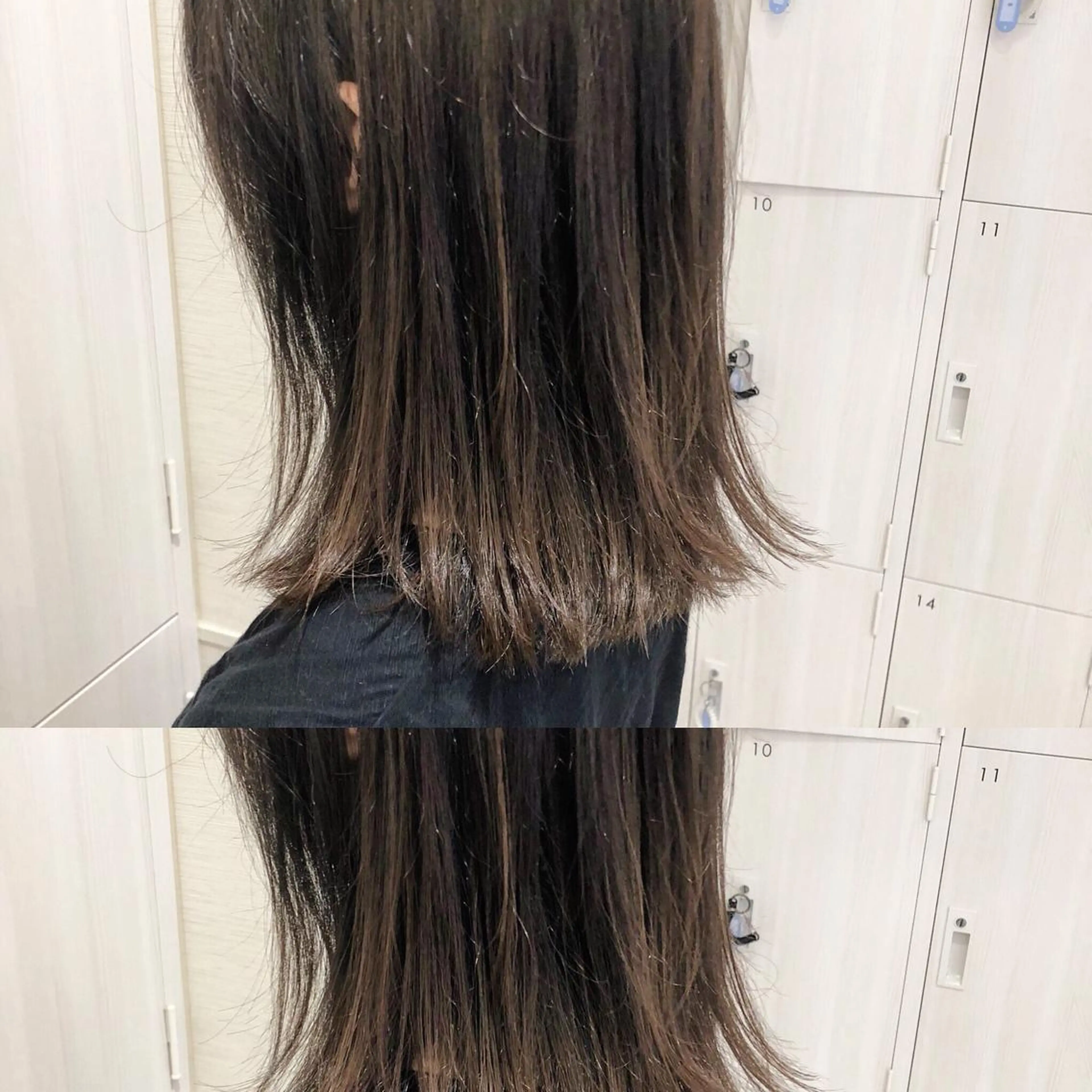 ショート カラー アディクシーカラー アッシュ バレイヤージュ 透明感カラー グラデーションカラー レイヤー/韓国/ 顔周り/しんやのヘアスタイル