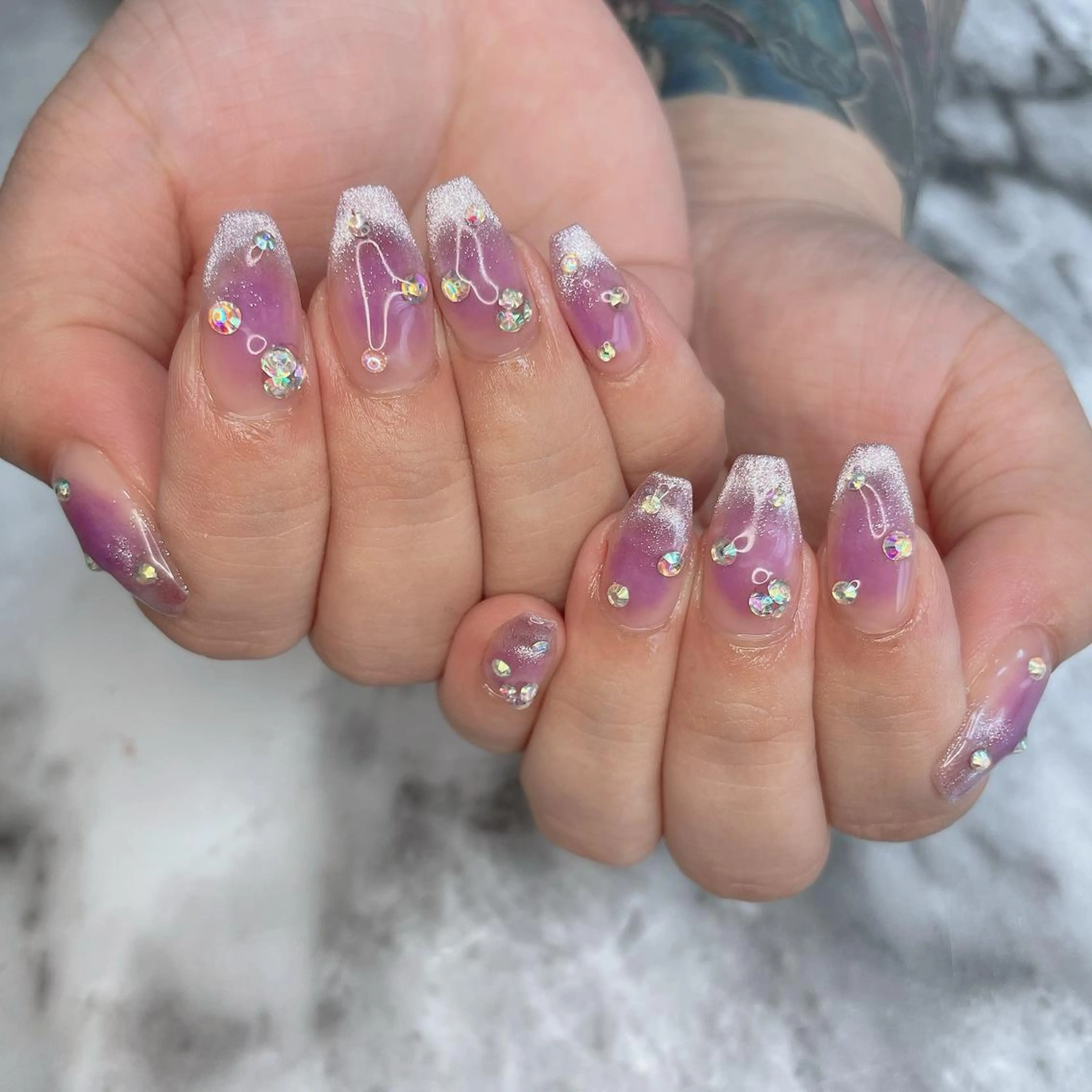 ネイル ジェルネイル マグネットネイル ハンドネイル salon de belnetta所属・kayo 💅のネイルデザイン