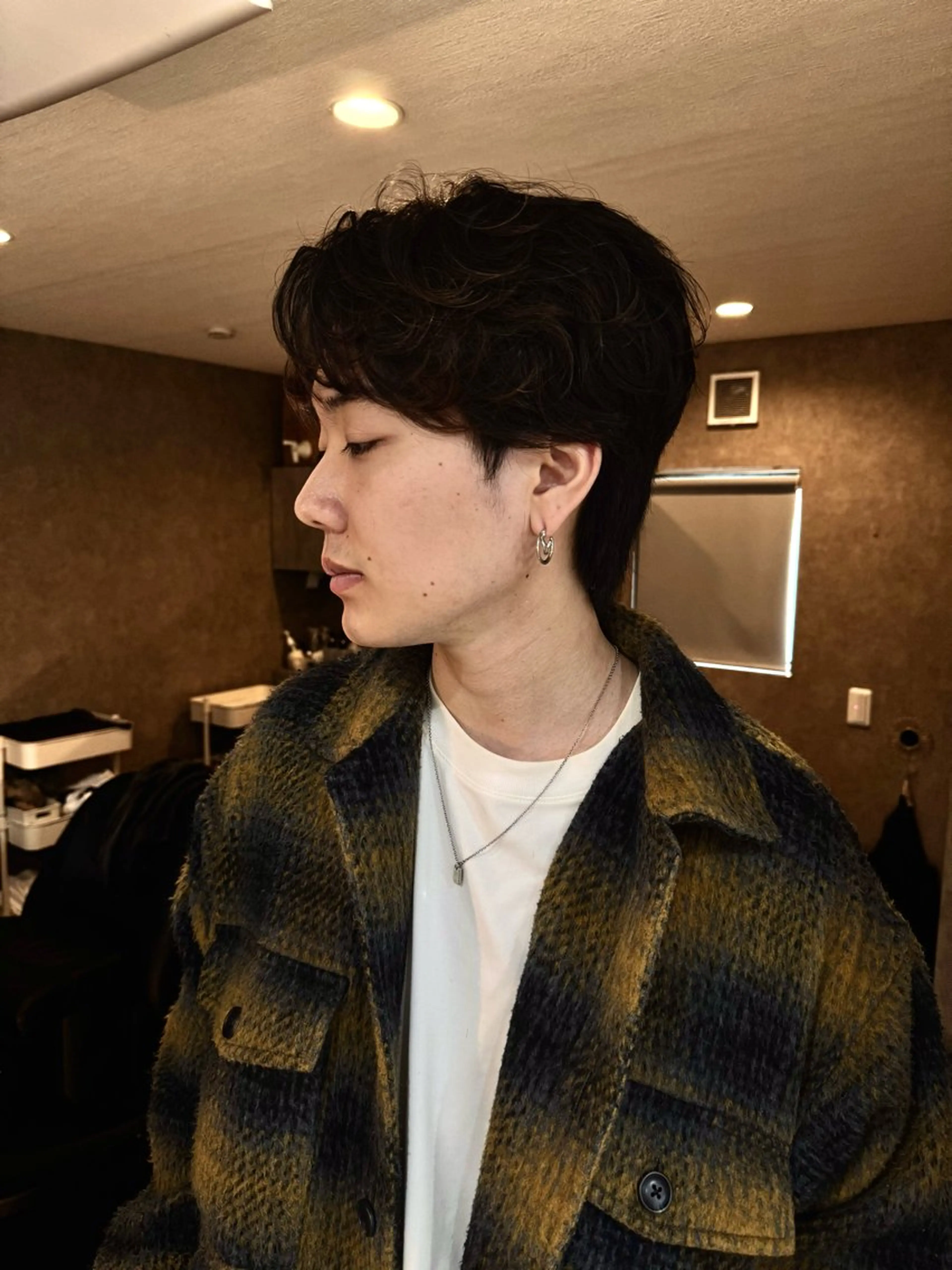 パーマ メンズ カット トリートメント コイデ リュウセイのヘアスタイル