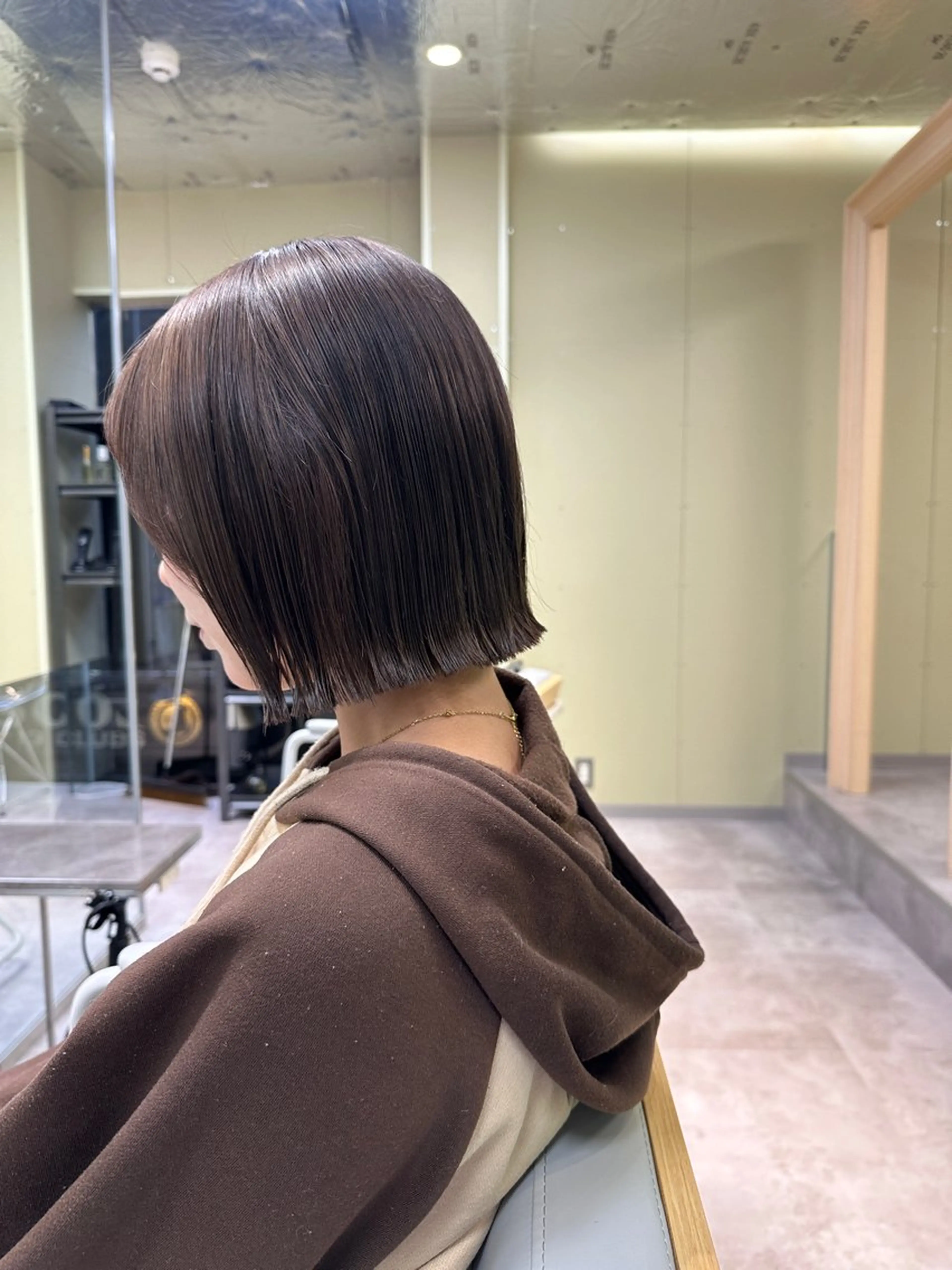 ショート ボブ/ぱつっとボブ/ 谷口 海星のヘアスタイル