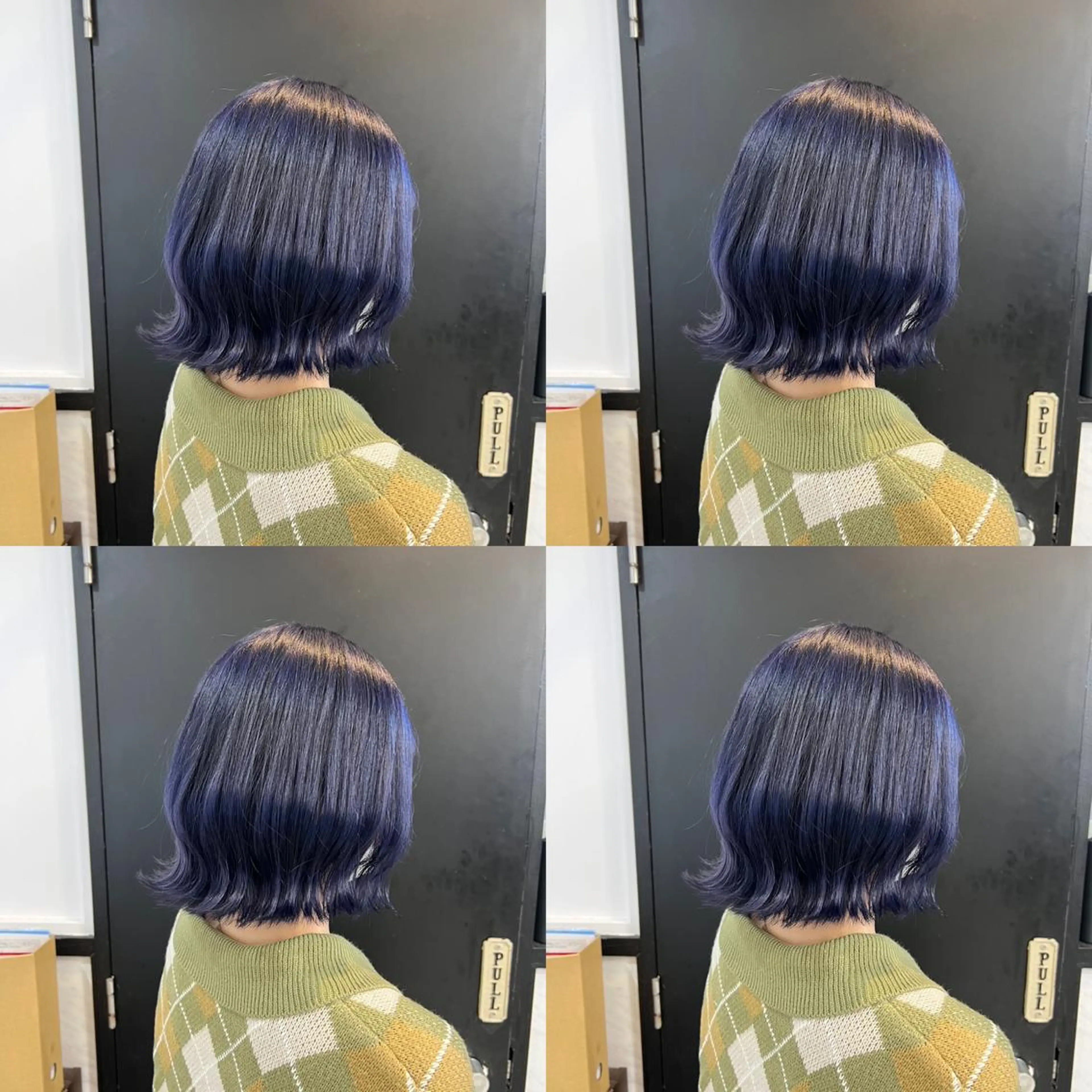 ショート カラー ブルーカラー ブルーラベンダー ラベンダーカラー カット ヘアカラー トリートメント ✨髪質改善✖︎韓国 レイヤー✨ナカムラのヘアスタイル