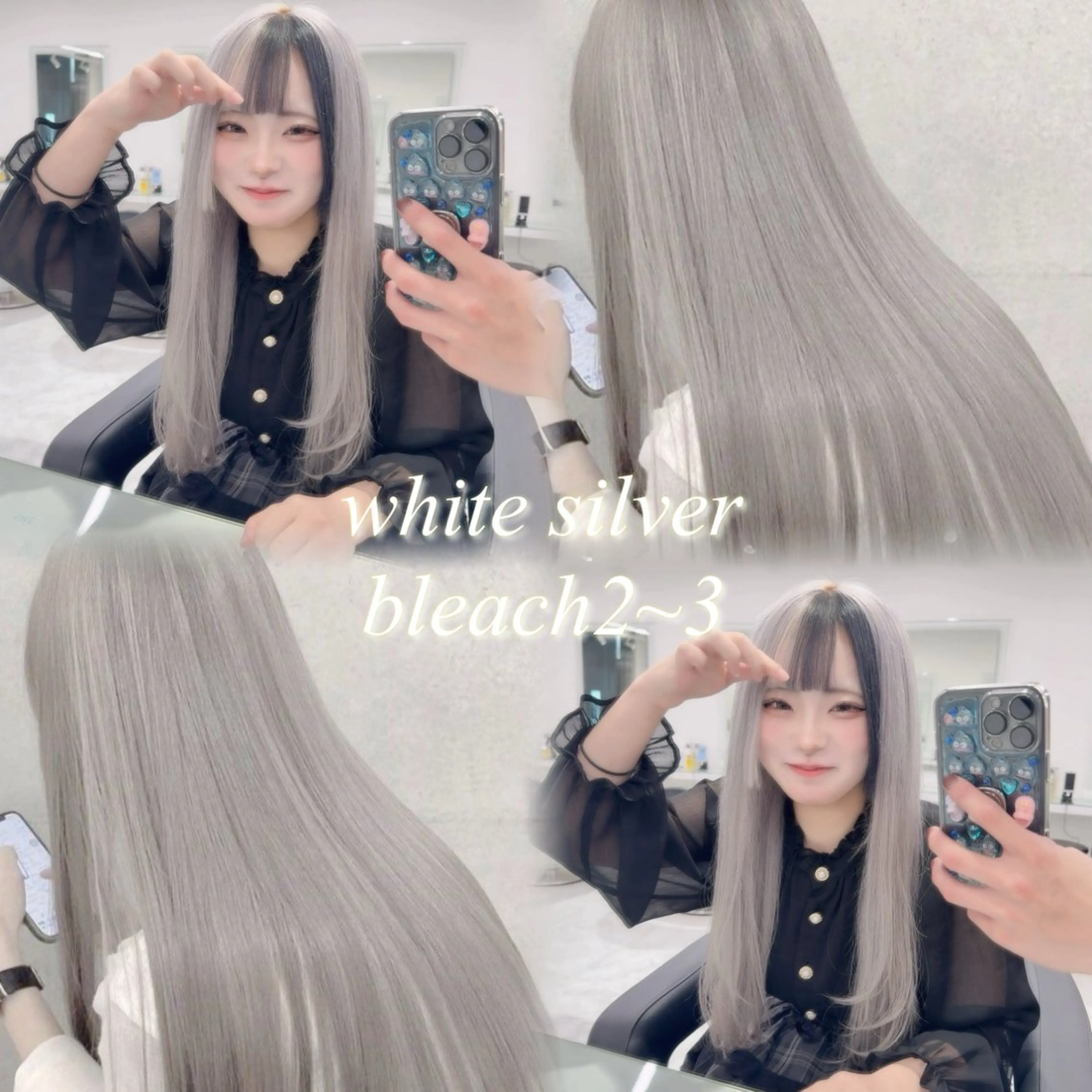 ロング カラー ヘアカラー 🫧ハイトーン特化 🐺矢島タツキ🐺のヘアスタイル