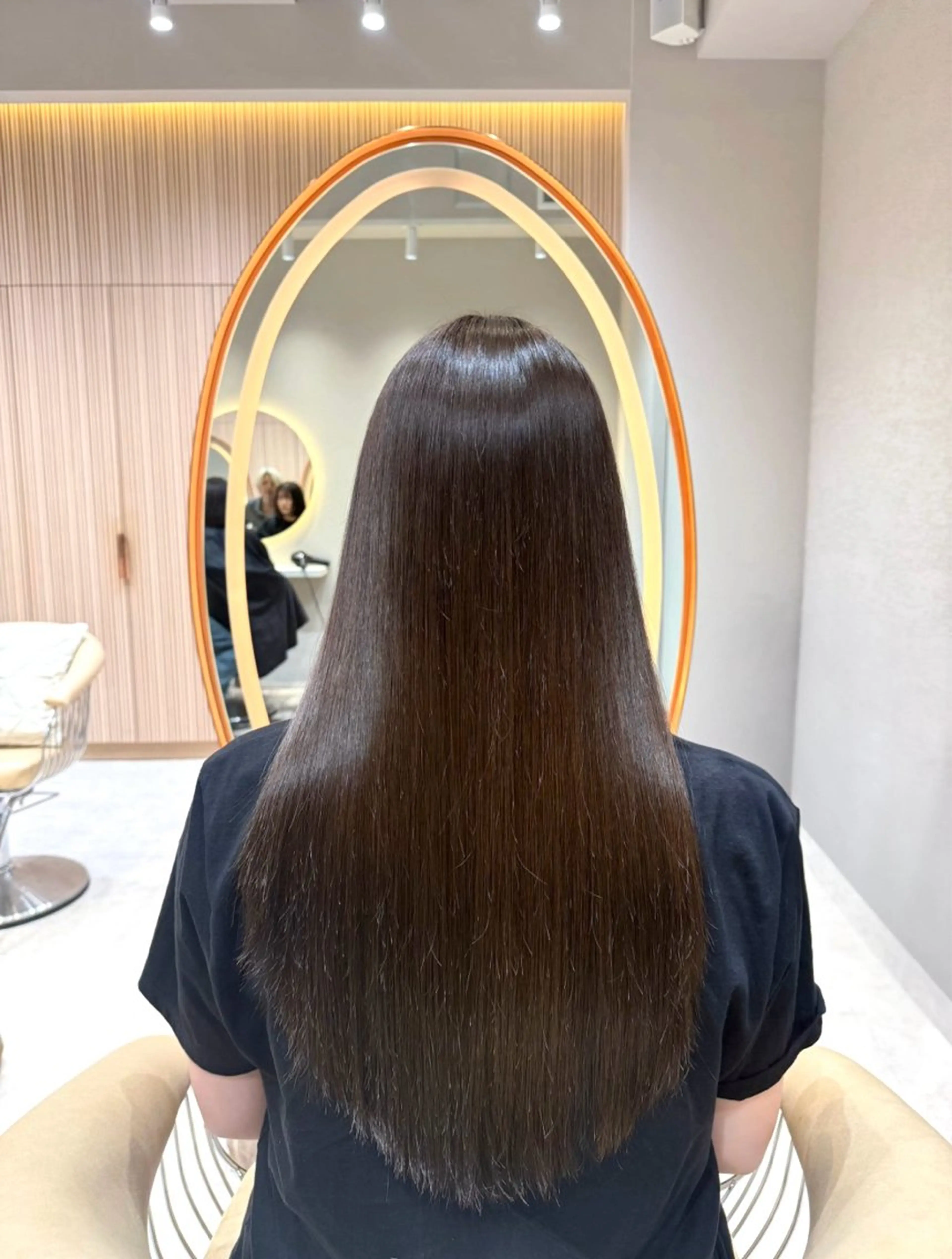 ロング 縮毛矯正/透明感/ 松葉 晃明のヘアスタイル