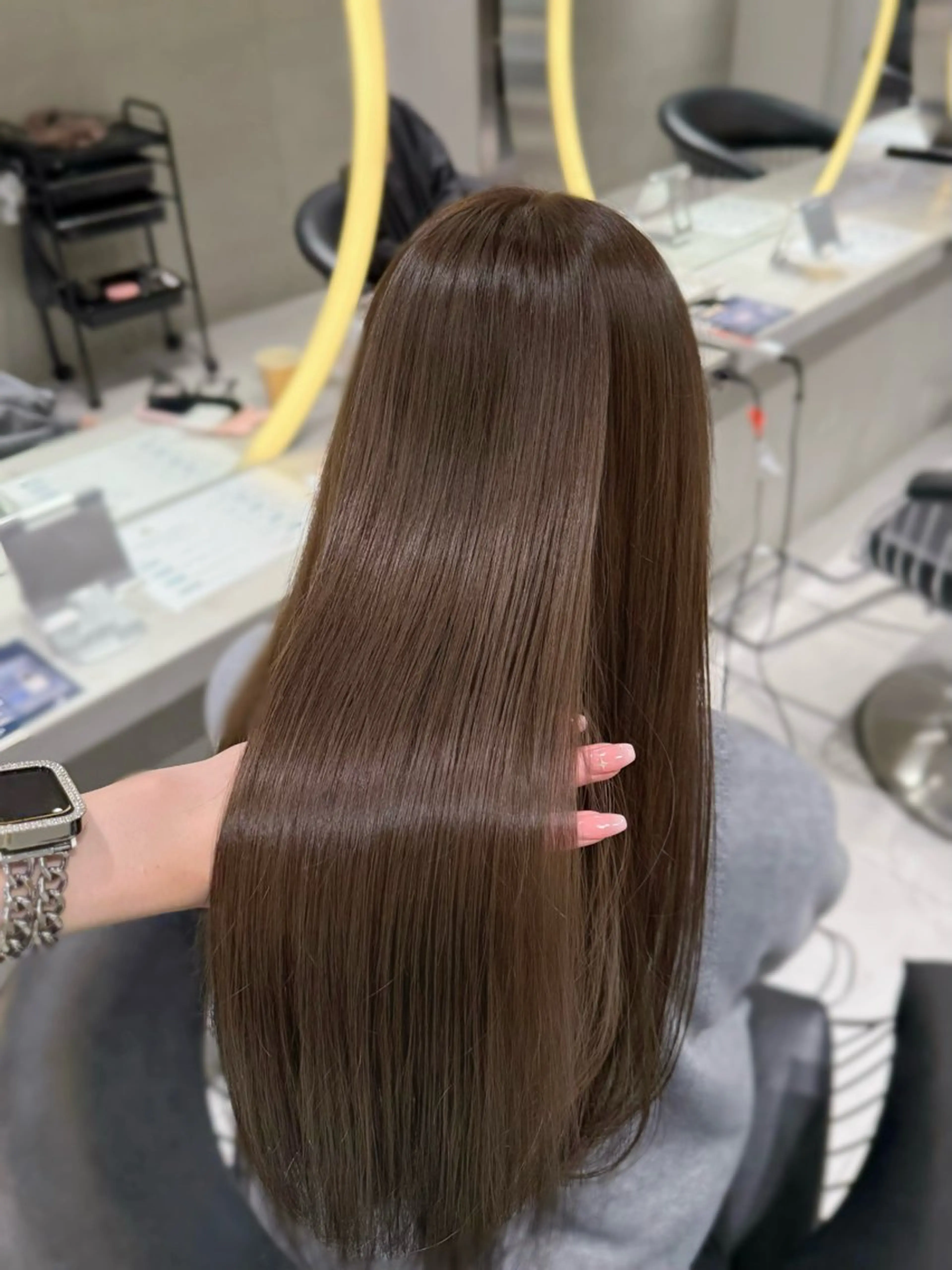 ロング waka/韓国ヘア /lond uluのヘアスタイル