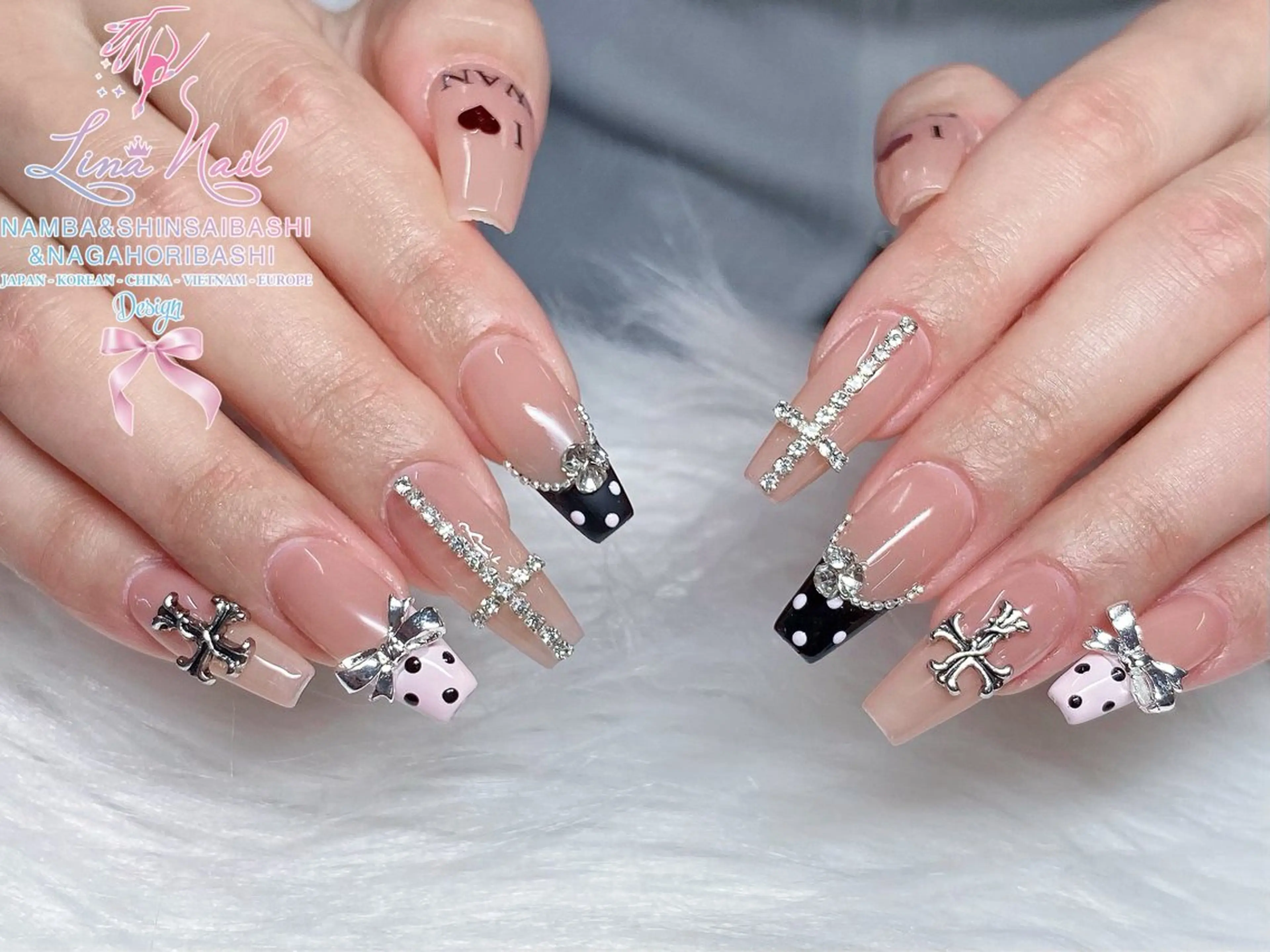 ネイル フットネイル ジェルネイル 持ち込み ネイルチップ ハンドネイル リナネイル 長堀橋店／東心斎橋店のネイルデザイン