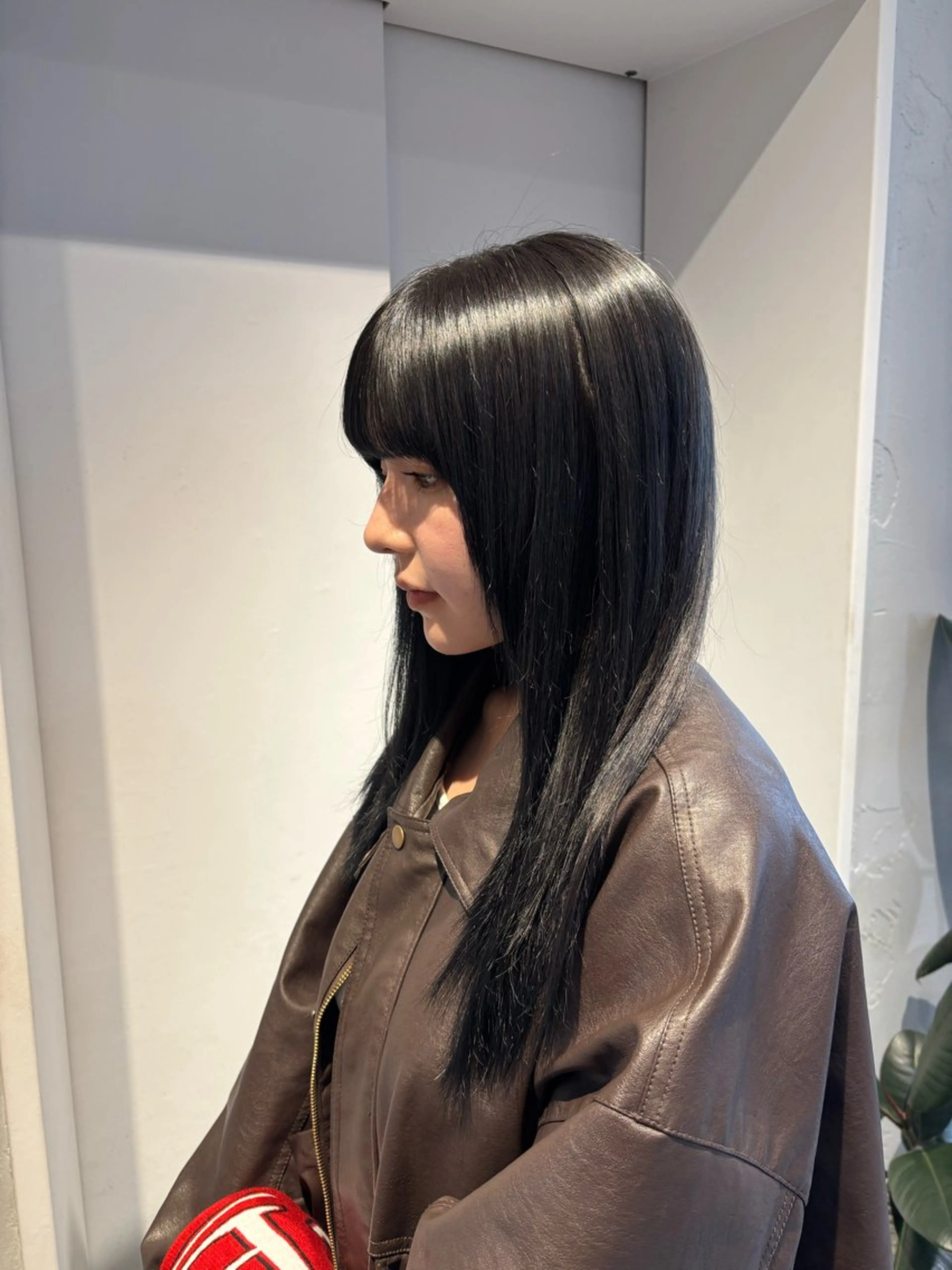 ロング カラー 黒髪 透明感カラー カット ヘアカラー トリートメント りあの🎀 /暖色カラー🍒のヘアスタイル