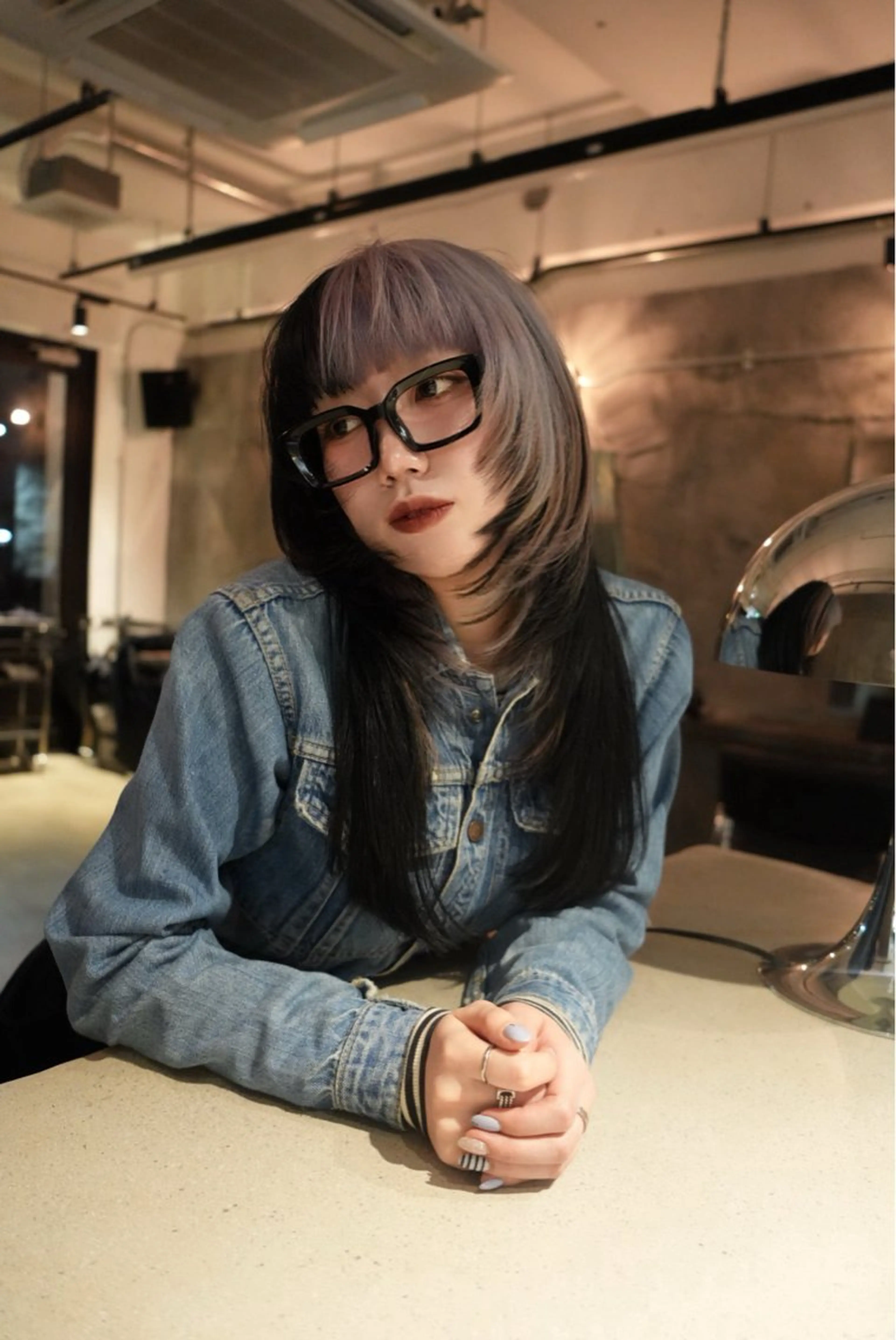 ロング カラー デザインカラー ヘアカラー KAHO ☆のヘアスタイル