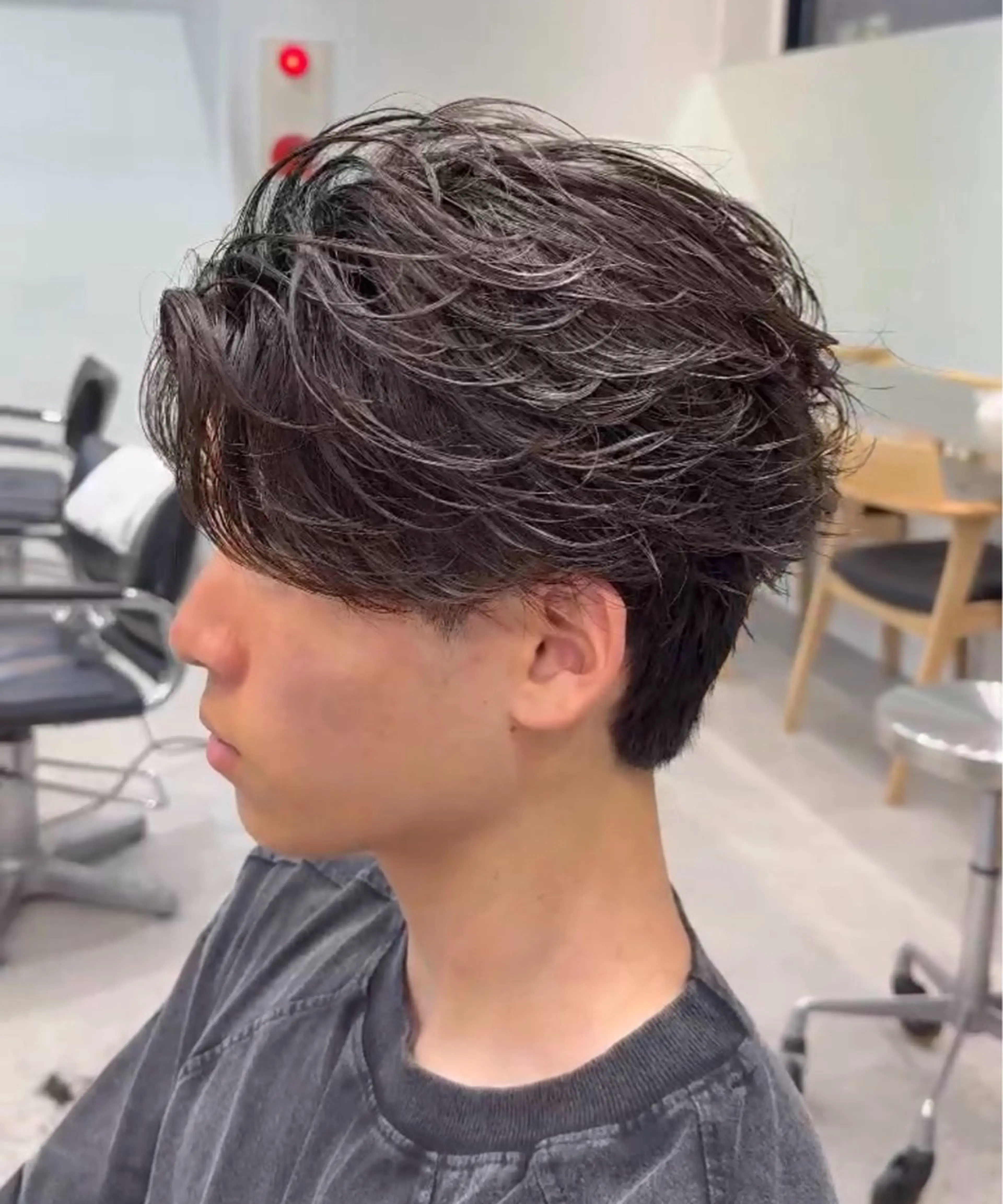 ショート パーマ メンズ カット パーマ fifth shibuya所属・fifth 菅崎愛斗のヘアスタイル