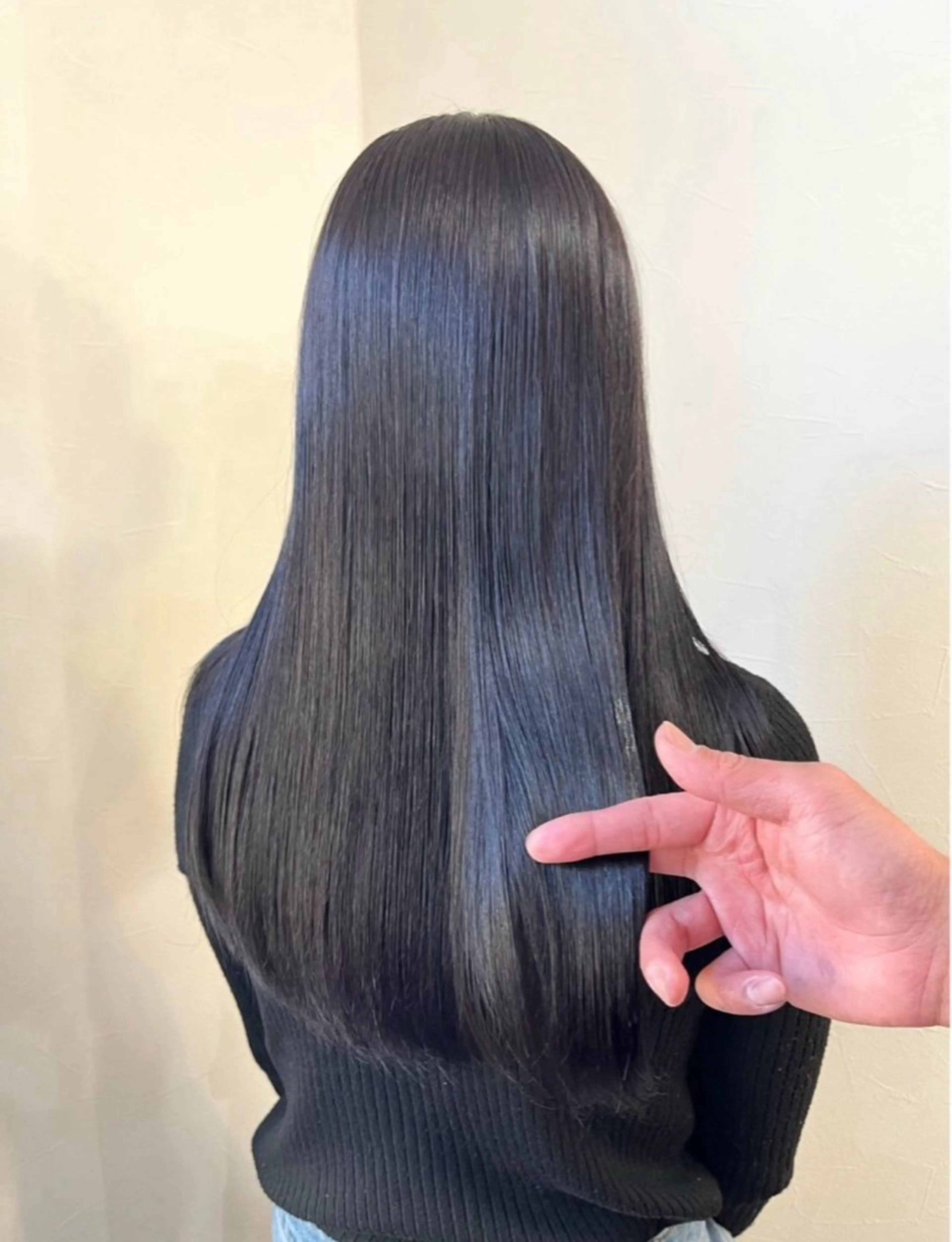 ロング 縮毛矯正 トリートメント 〝西葛西、葛西一番の 美髪に〟清水 真之介のヘアスタイル