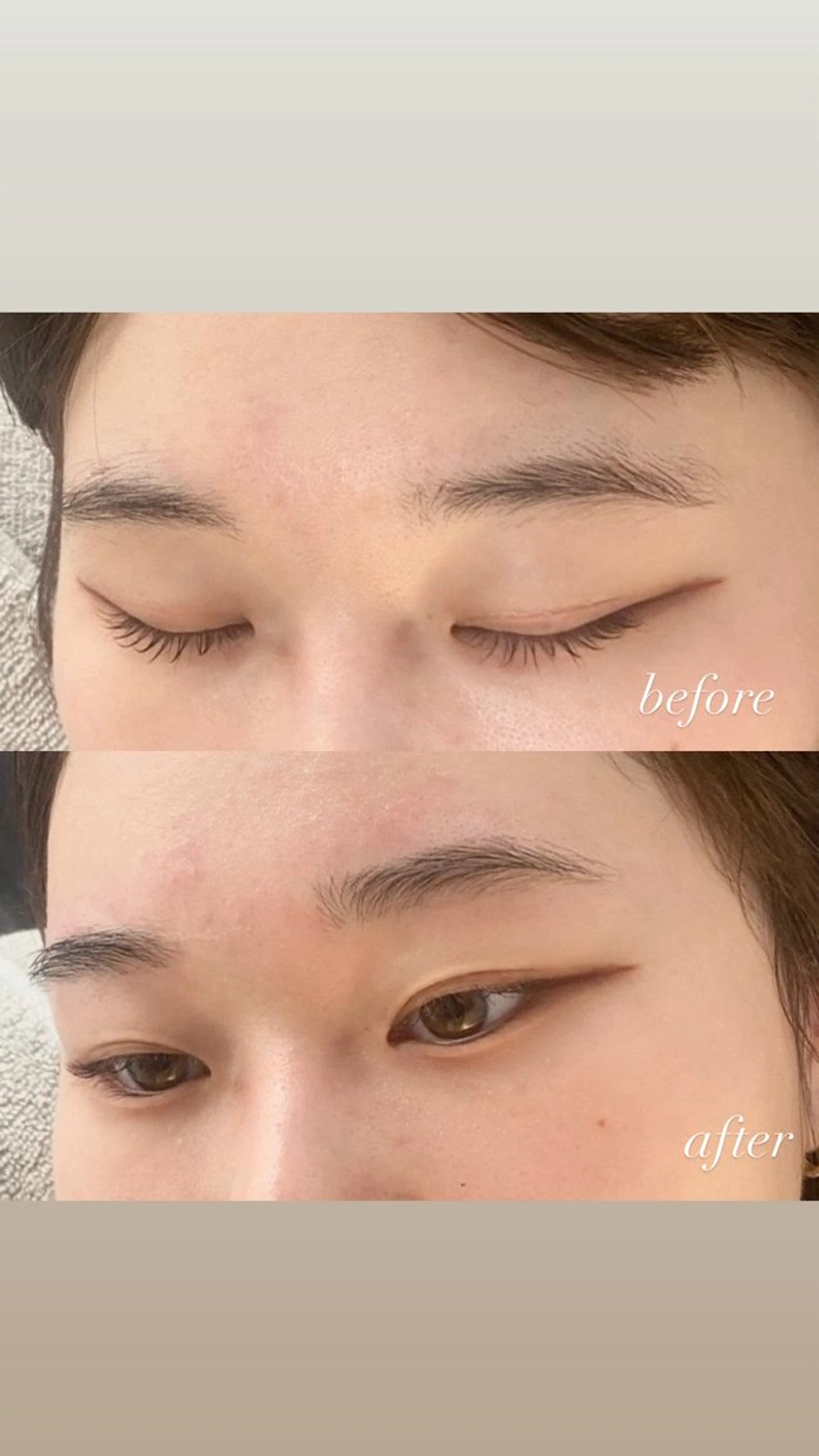 アイブロウ 眉毛ワックス脱毛 Star Face（スターフェイス）所属・大石 玲奈の眉毛・アイブロウイメージ