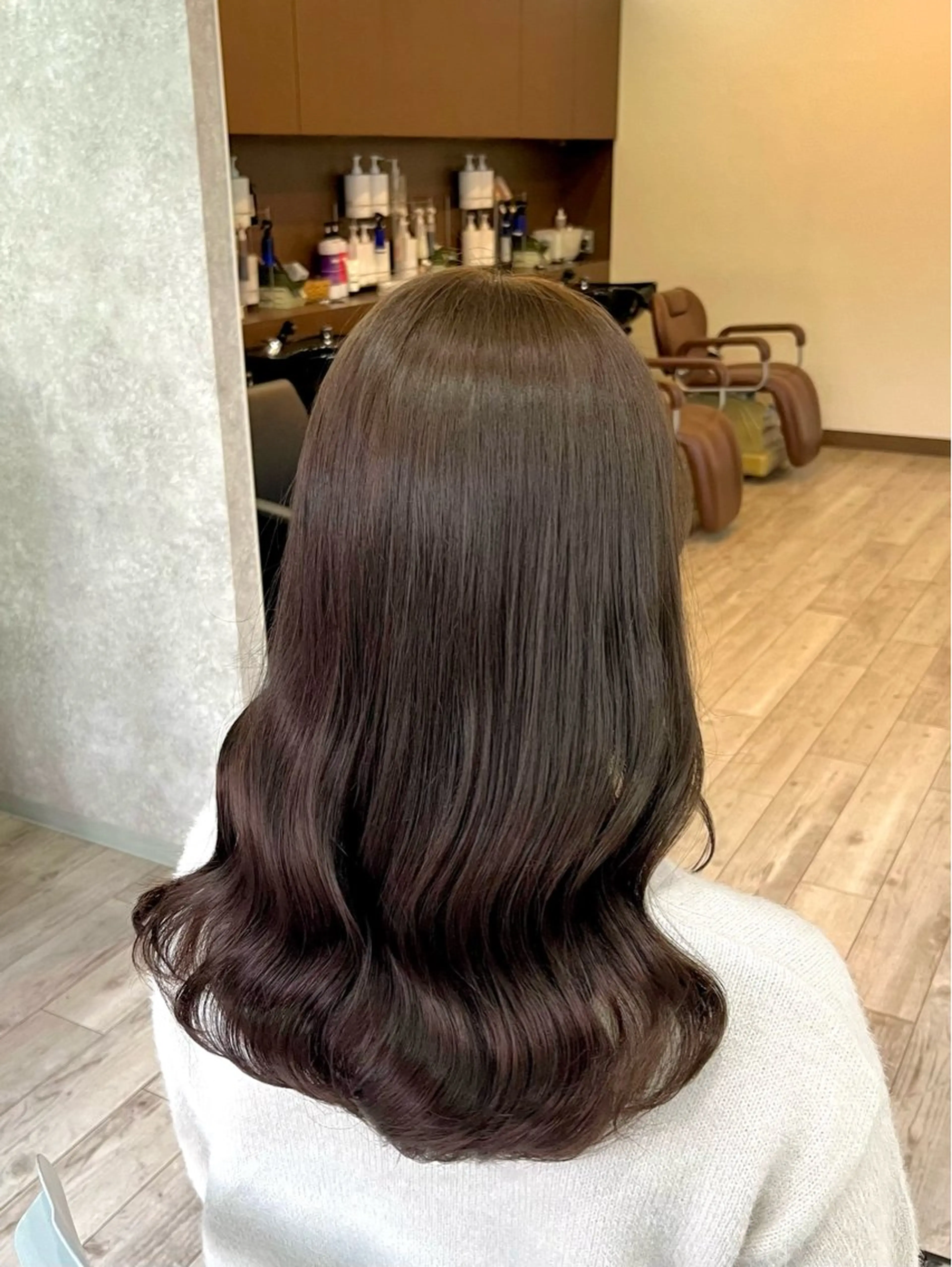 セミロング カラー SHUN 🫧透明感カラー🫧のヘアスタイル