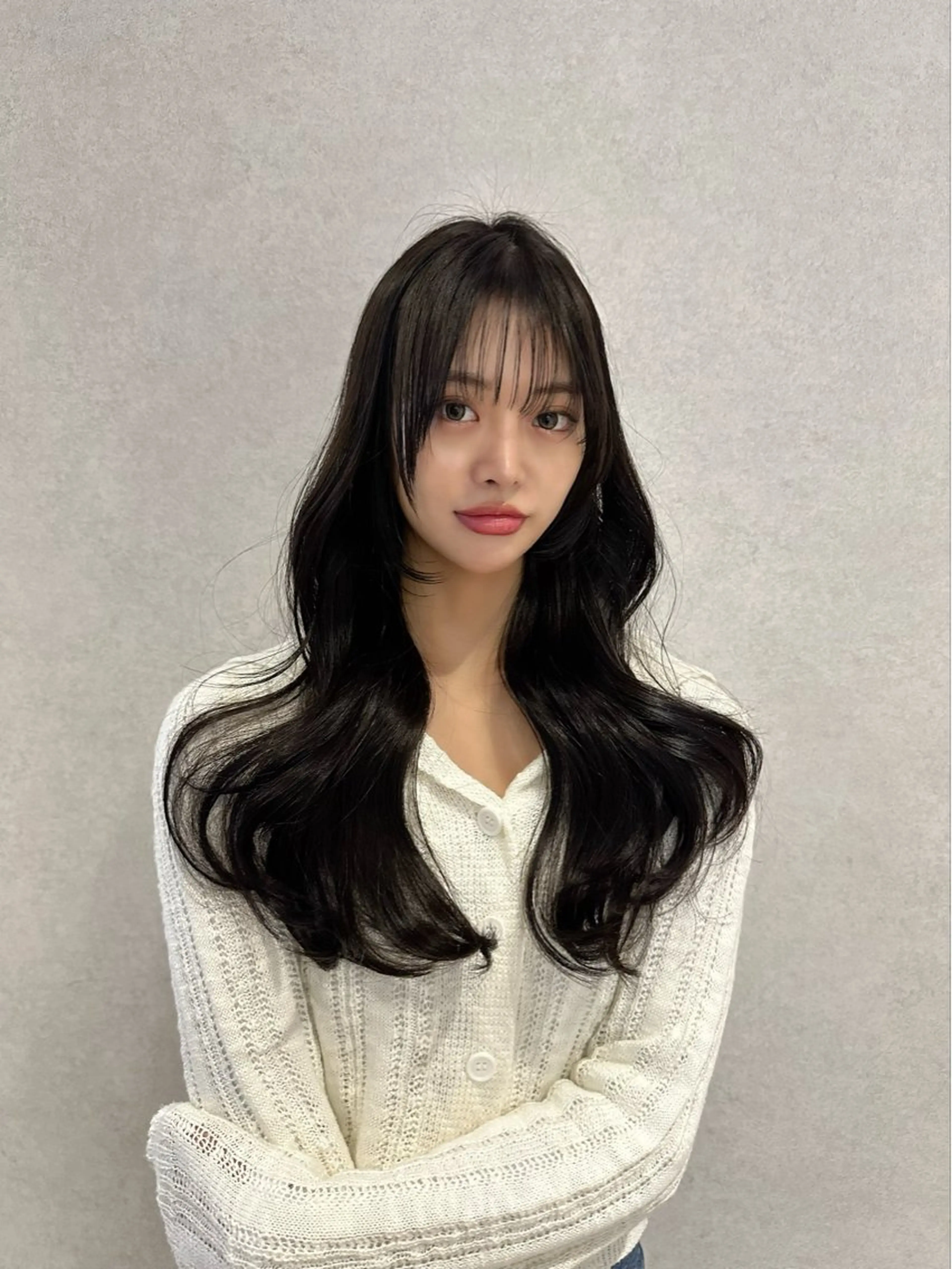 ロング カット ヘアカラー トリートメント レイヤー/ハッシュ 渋谷/サッタのヘアスタイル