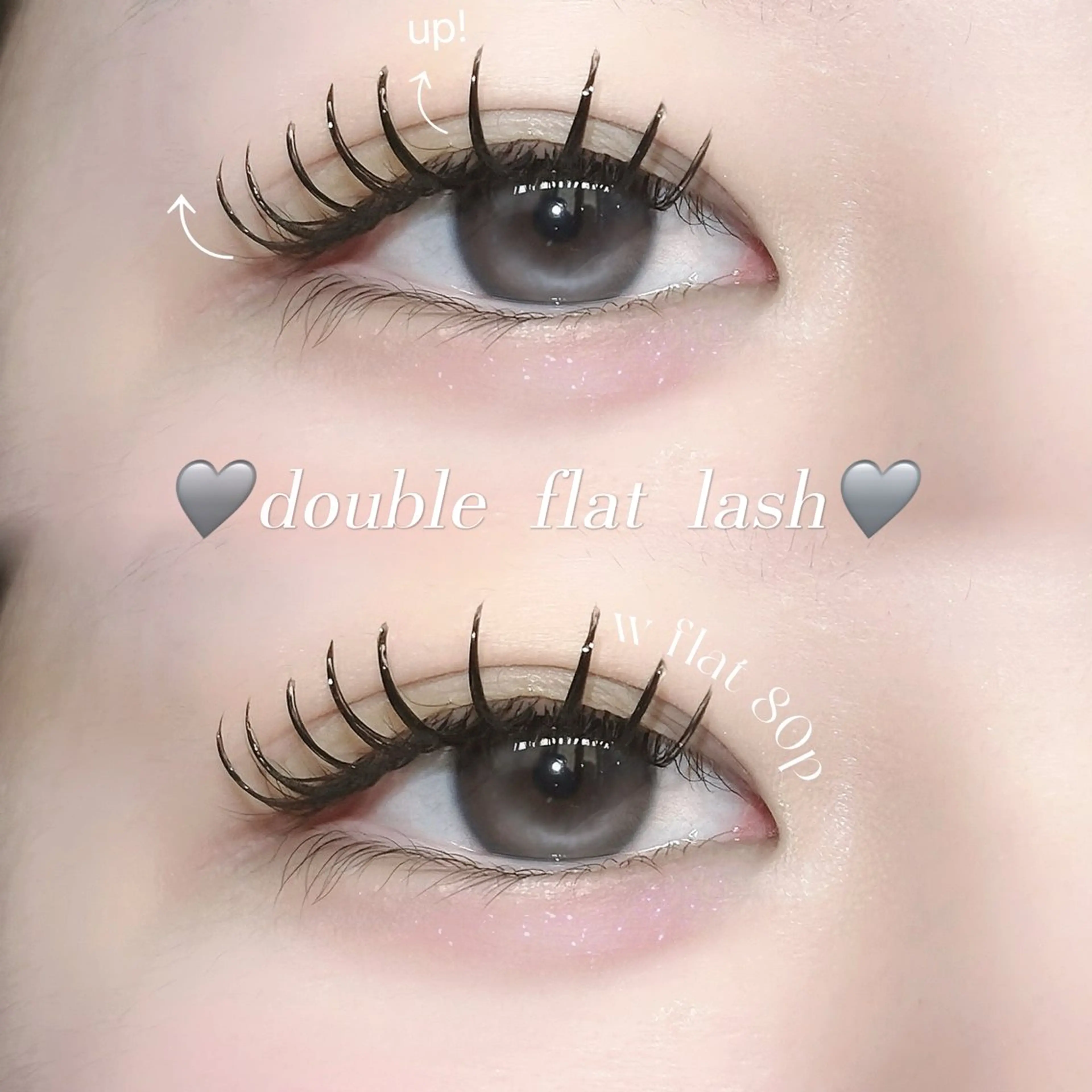 マツエク・マツパ マツエク FaB 千葉店所属・🩶LEDエクステ& 上下パーマRAN🪽のマツエク・マツパデザイン