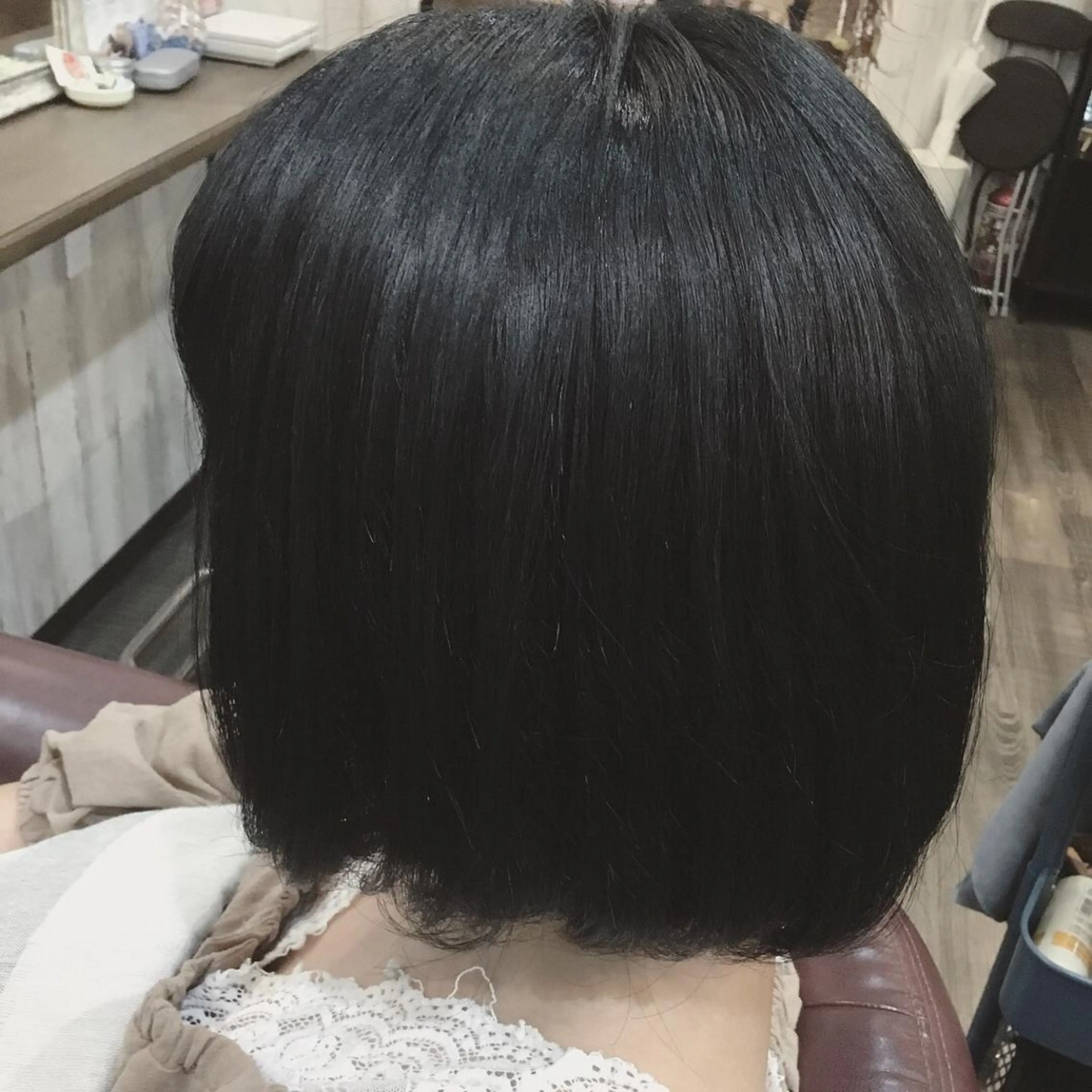 ミディアム カラー パーマ embrace エンブレイスのヘアスタイル