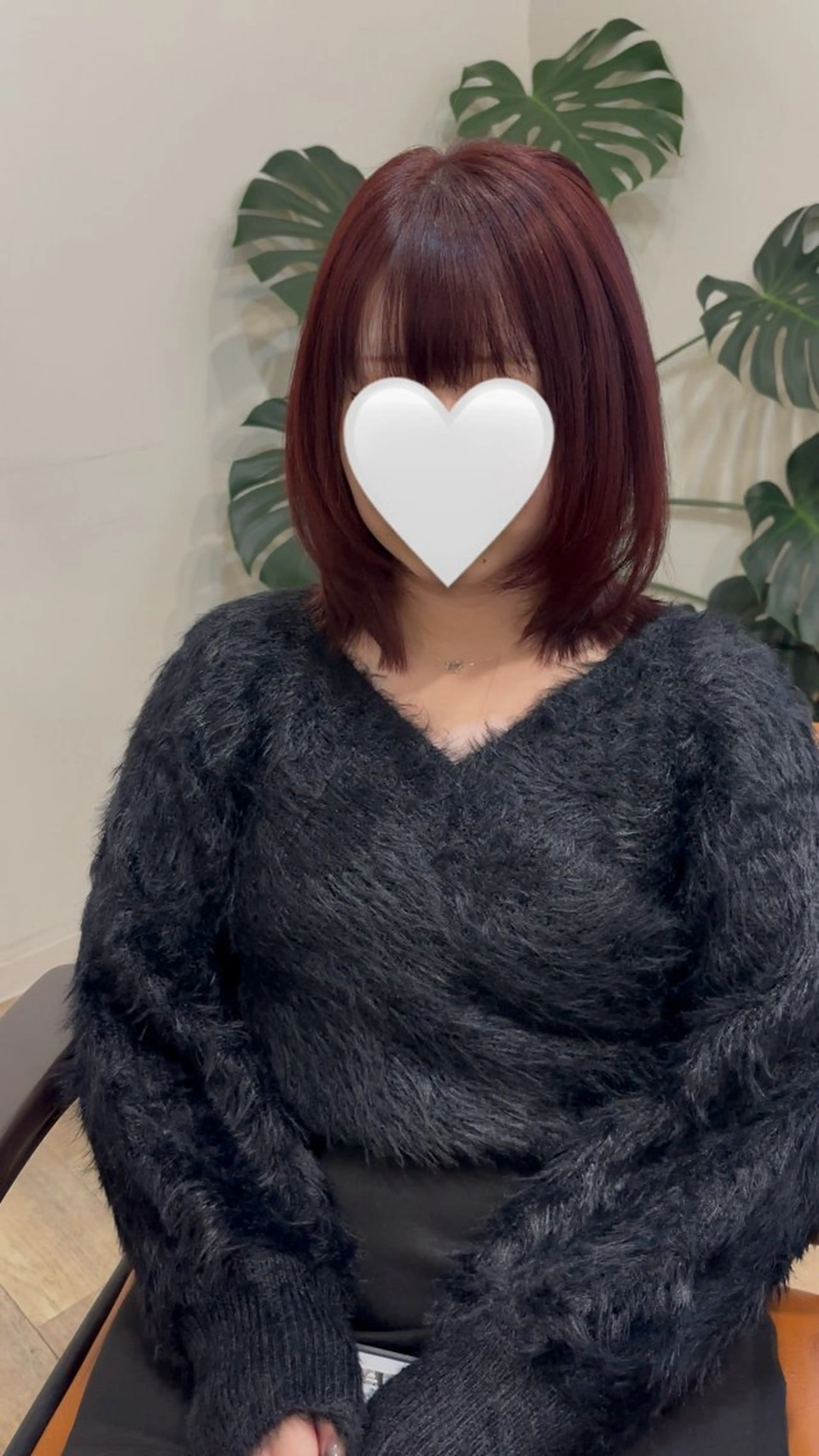 ミディアム カット ヘアカラー トリートメント レイヤーカット/韓国 ヘア/LILICAのヘアスタイル