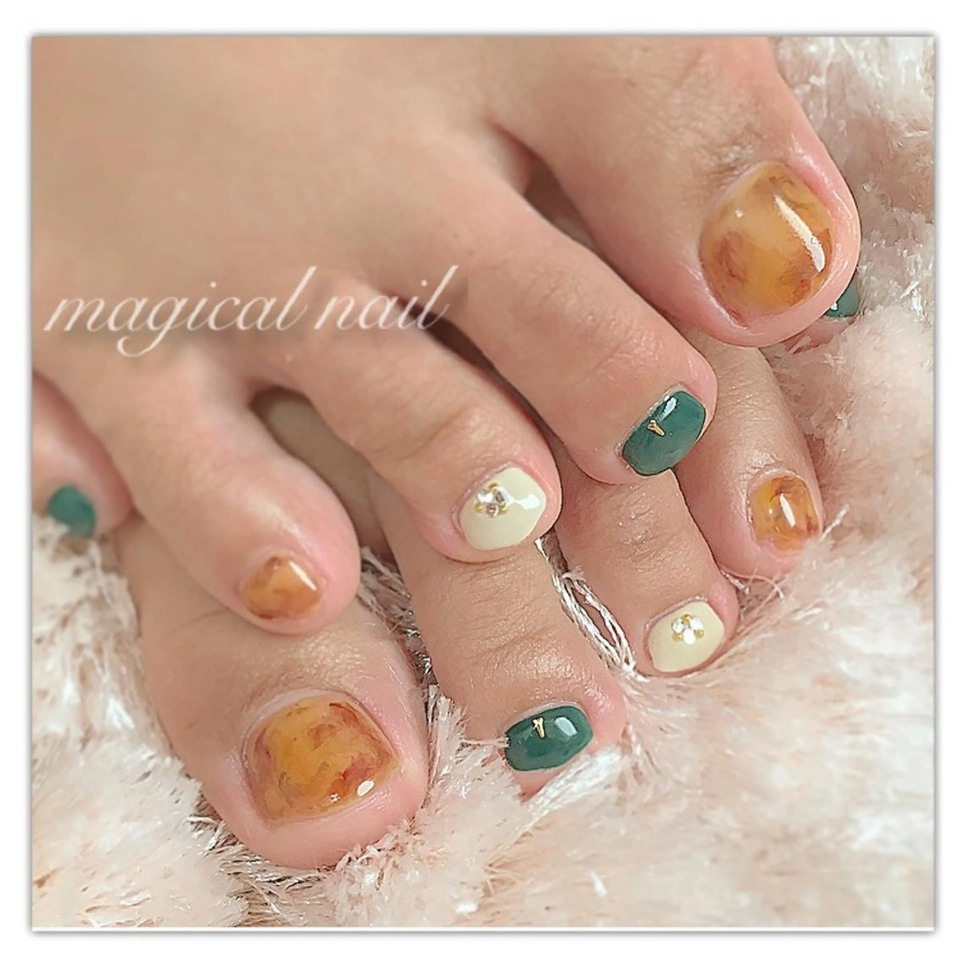 ネイル フットネイル magical nailのネイルデザイン