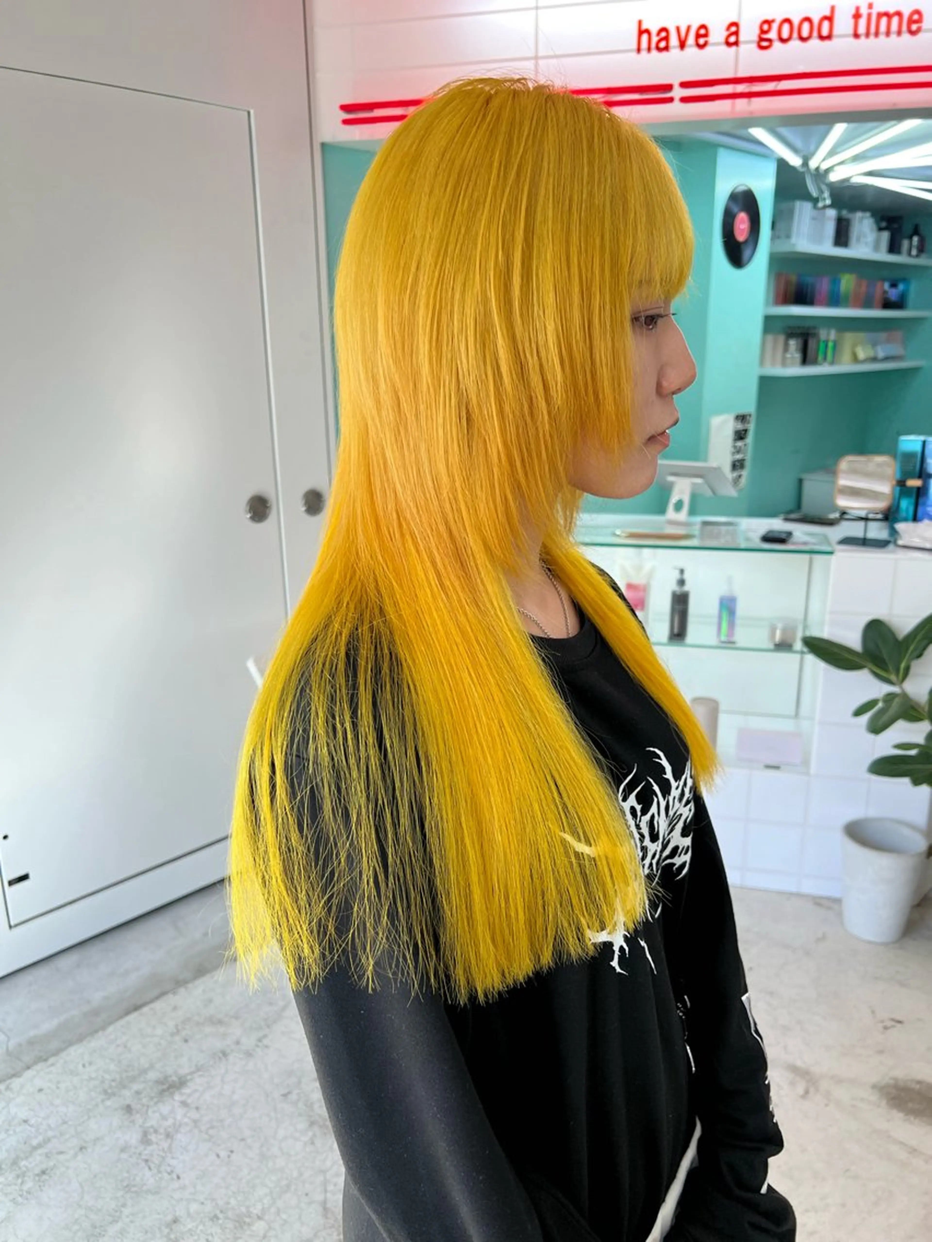 ロング カット ヘアカラー エクステ 💥ウルフカット デザインあんな💥のヘアスタイル