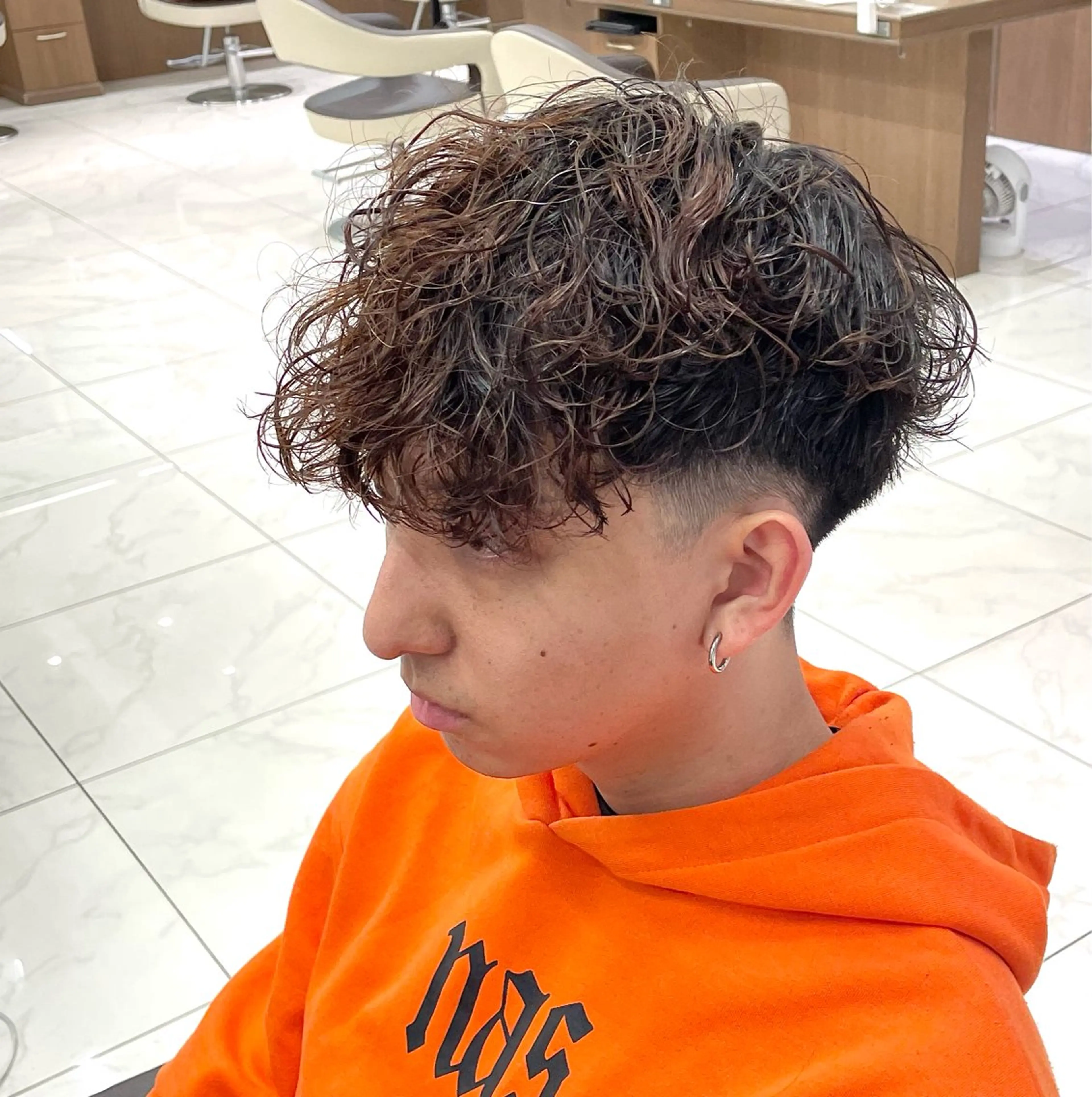 ショート パーマ メンズ カット パーマ 【メンズ特化】 池田大成✂︎のヘアスタイル