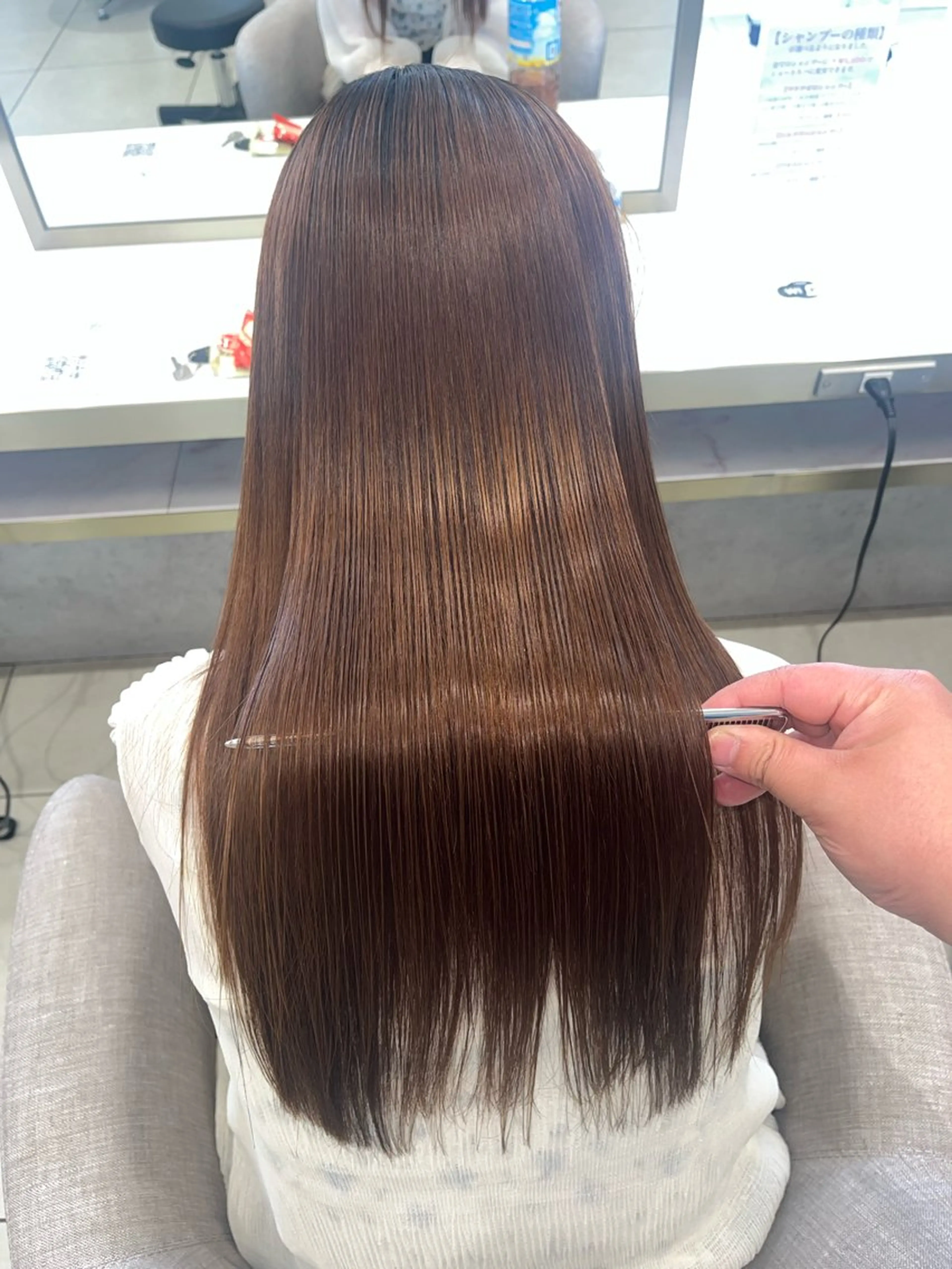 ロング 吹田 駿 髪質改善縮毛矯正のヘアスタイル