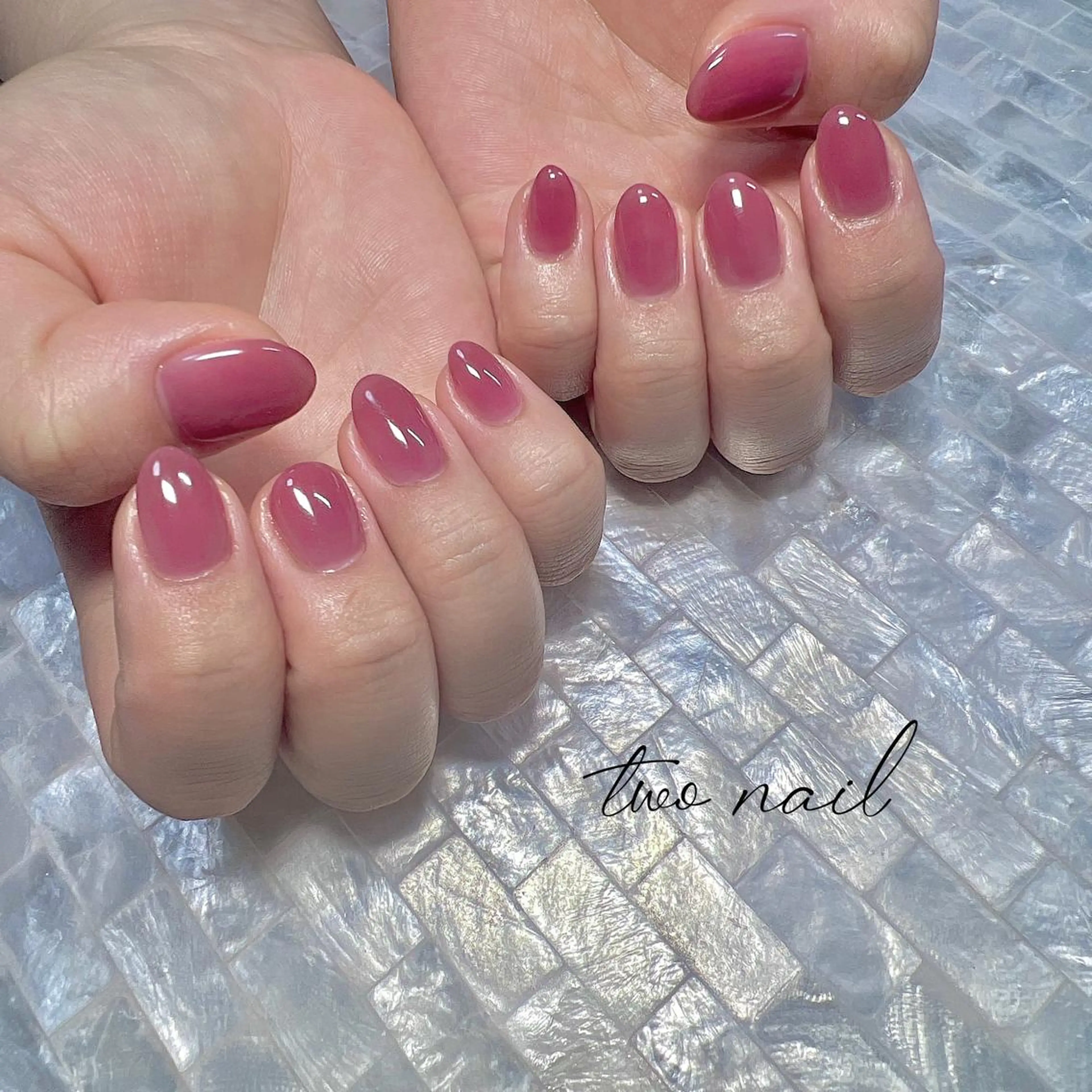 ネイル アートネイル フットネイル ハート ニュアンスネイル オフィスネイル ハンドネイル two nailのネイルデザイン