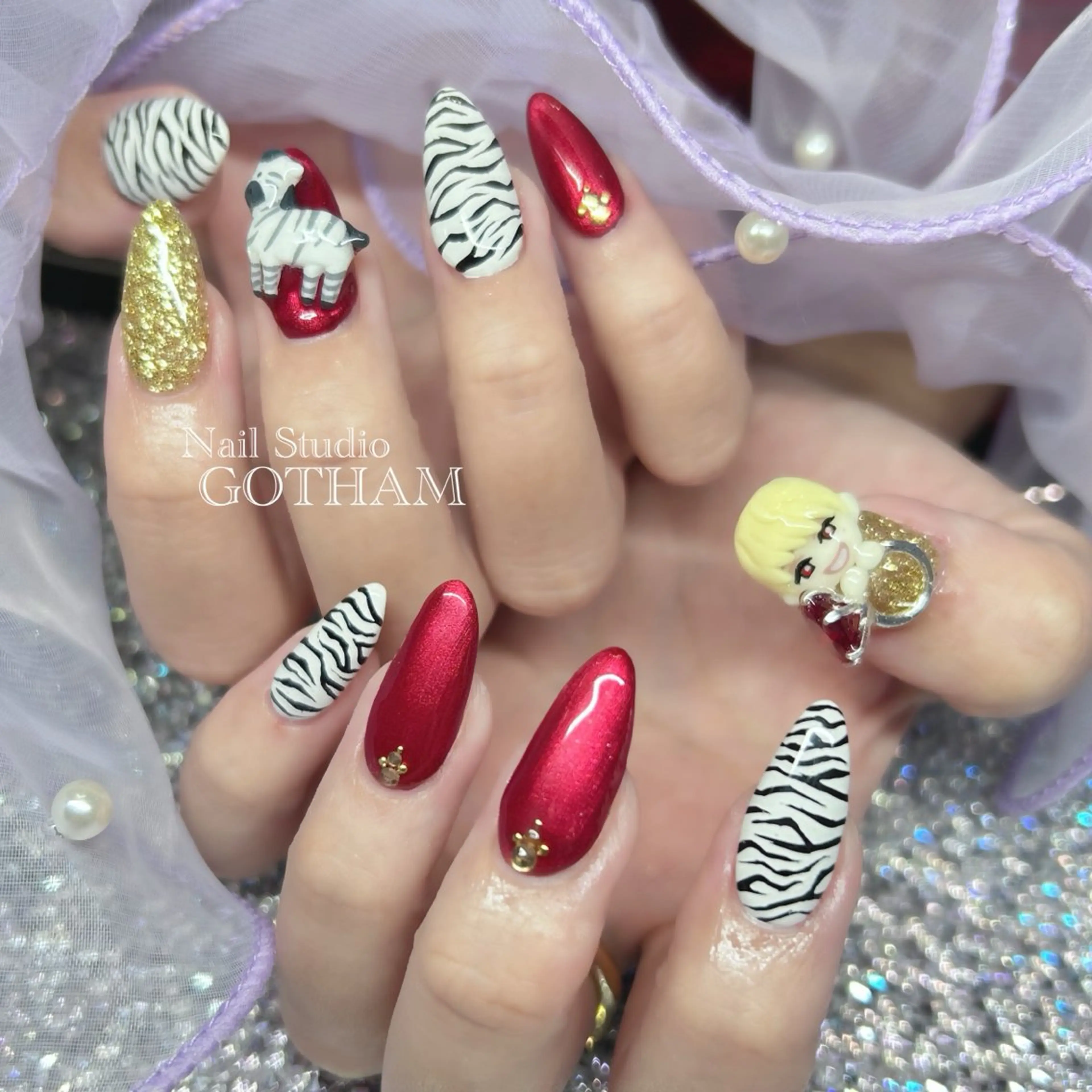 ネイル 持ち込み ハンドネイル Nail Studio GOTHAM所属・高円寺駅からすぐ🌈 ネイルGOTHAMのネイルデザイン