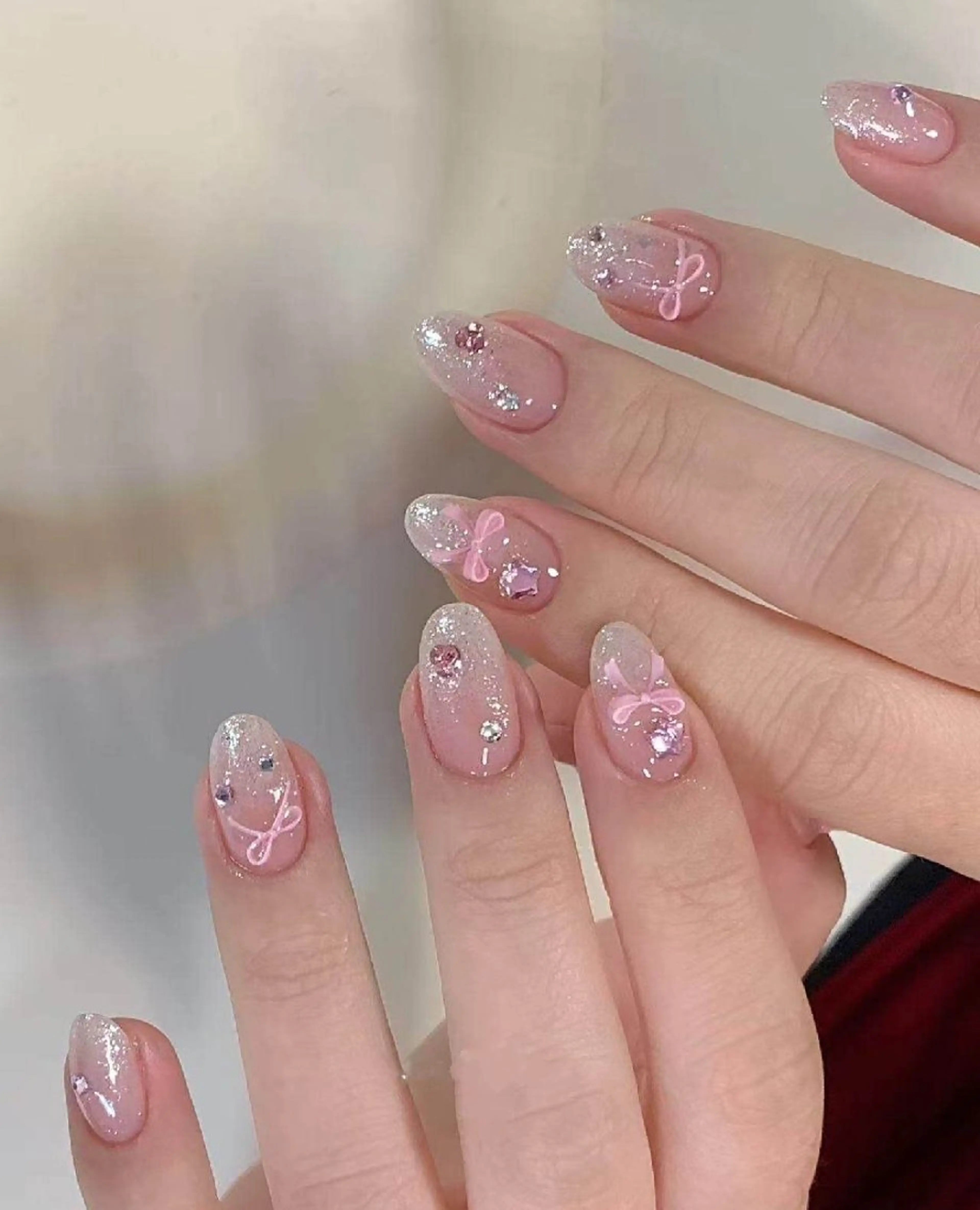 ネイル オーロラネイル フラワーネイル フットネイル フレンチネイル ジェルネイル ハンドネイル Oomiya 服部のネイルデザイン