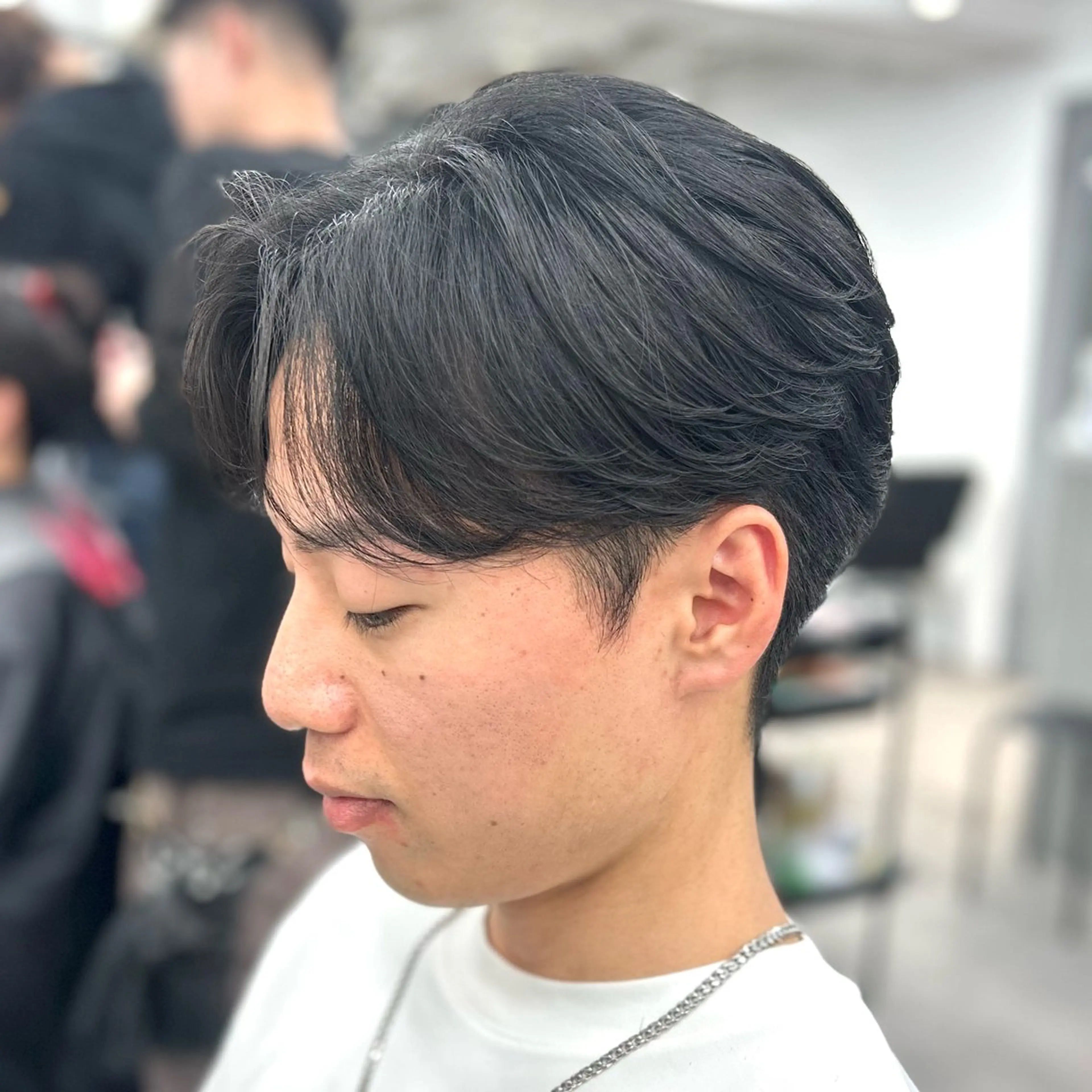 パーマ メンズ フェザーパーマ メンズパーマ カット パーマ トリートメント 韓国ヘア🇰🇷 メンズパーマ/つかさのヘアスタイル