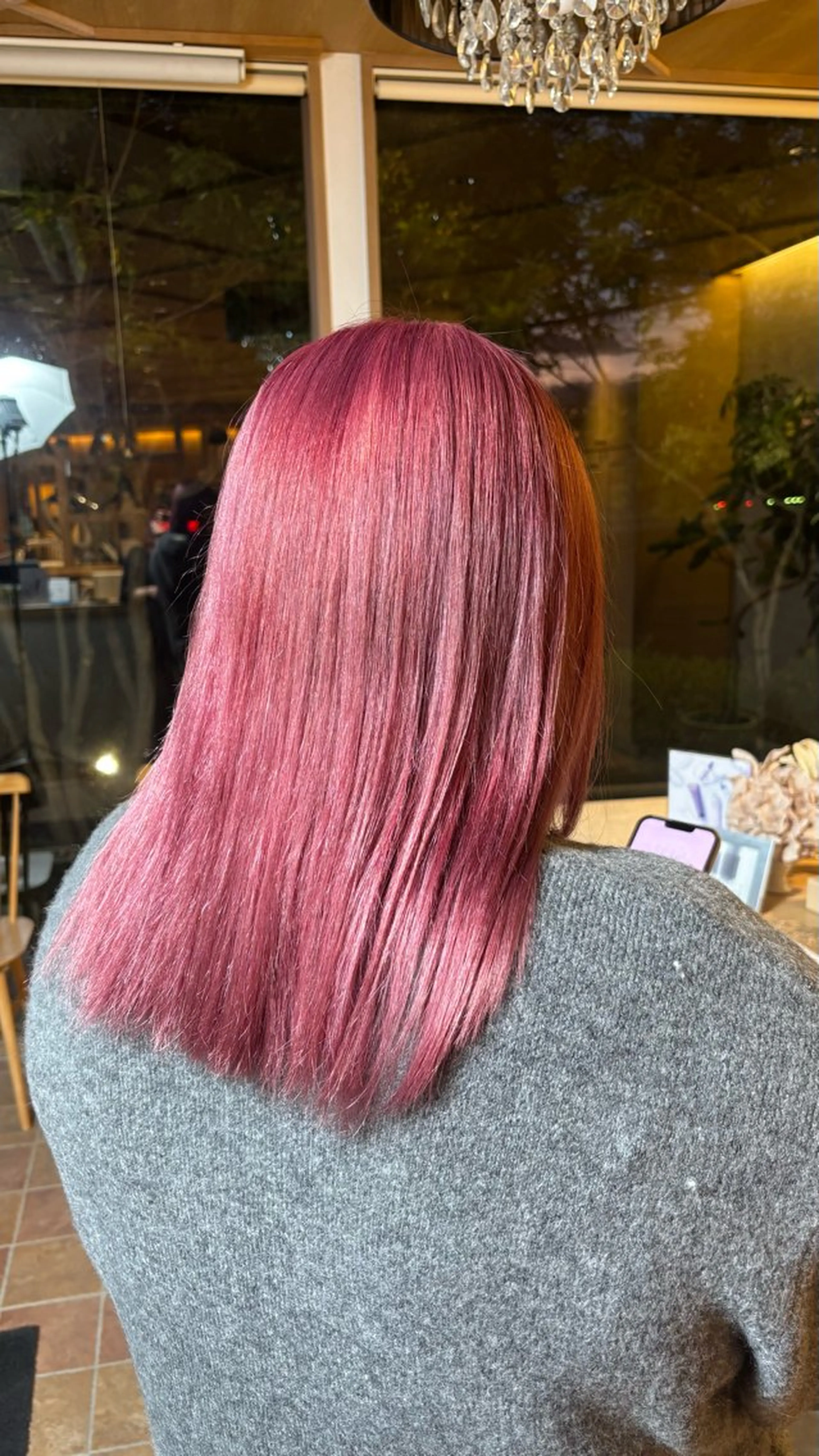 カラー ピンクカラー SHAMPOO本庄店所属・加藤 礼奈のヘアスタイル