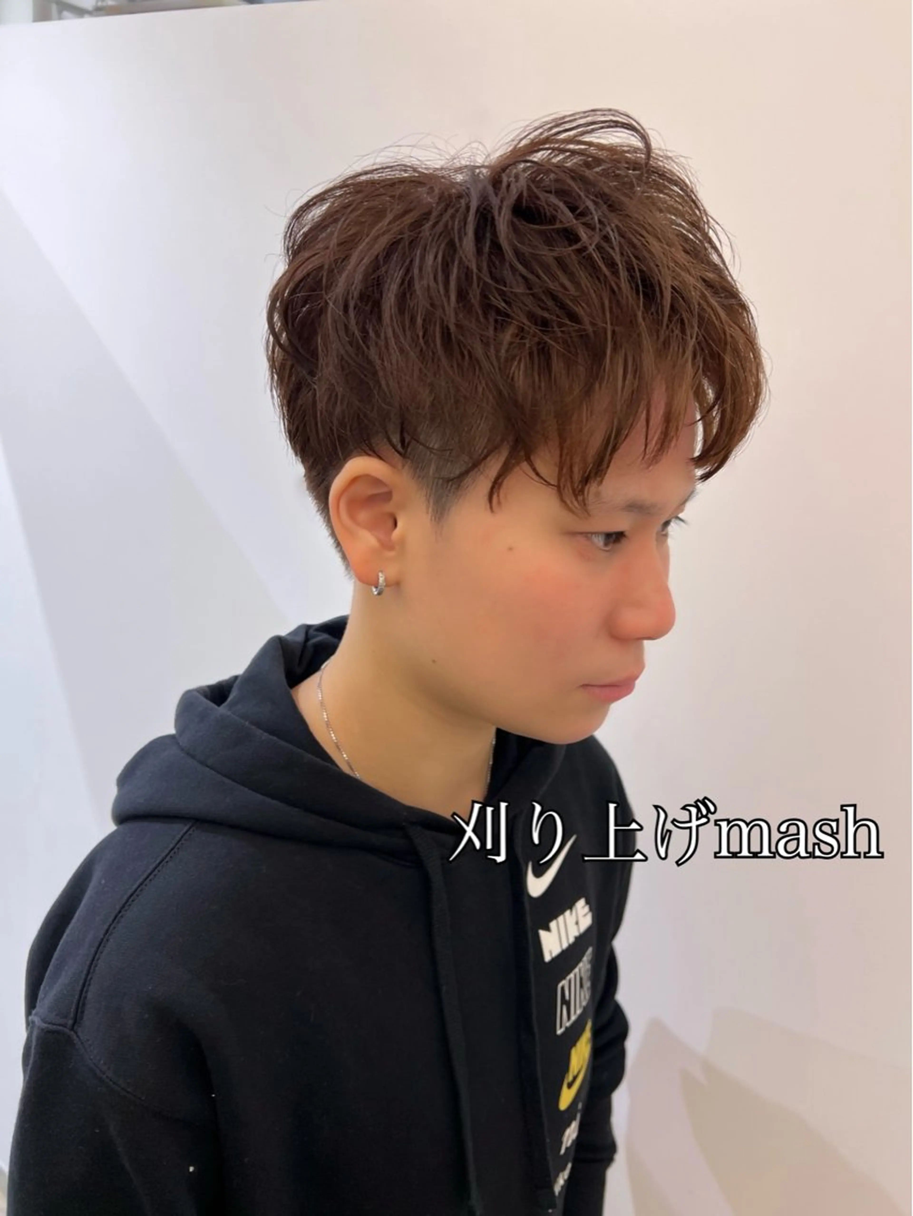 ショート パーマ メンズ ROSSO hair &spa所属・ROSSO 大橋店 /大野　凜のヘアスタイル