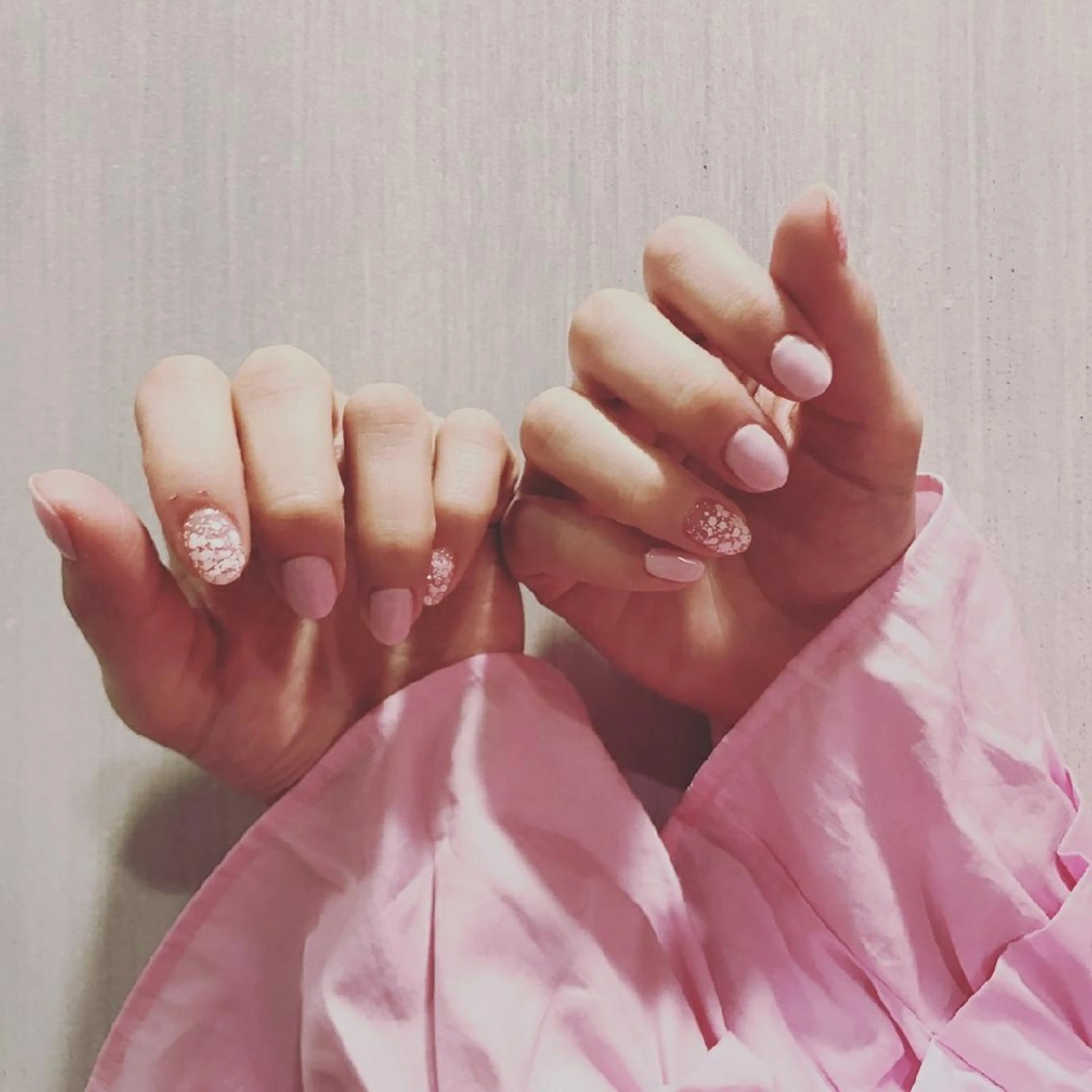 ネイル ピンク シンプルネイル みー shakushiroのネイルデザイン