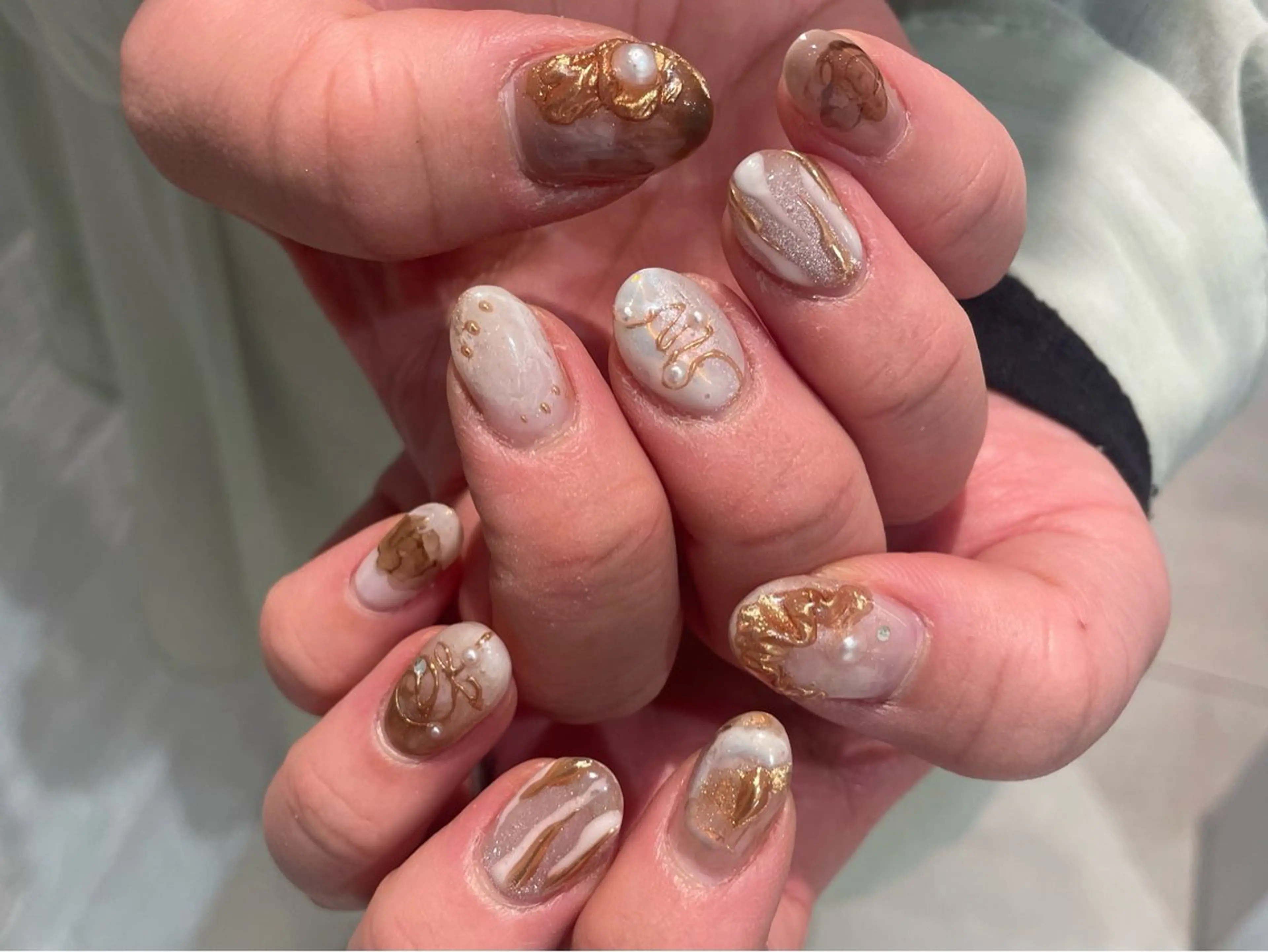 ショート 尾張 玖羽のネイルデザイン