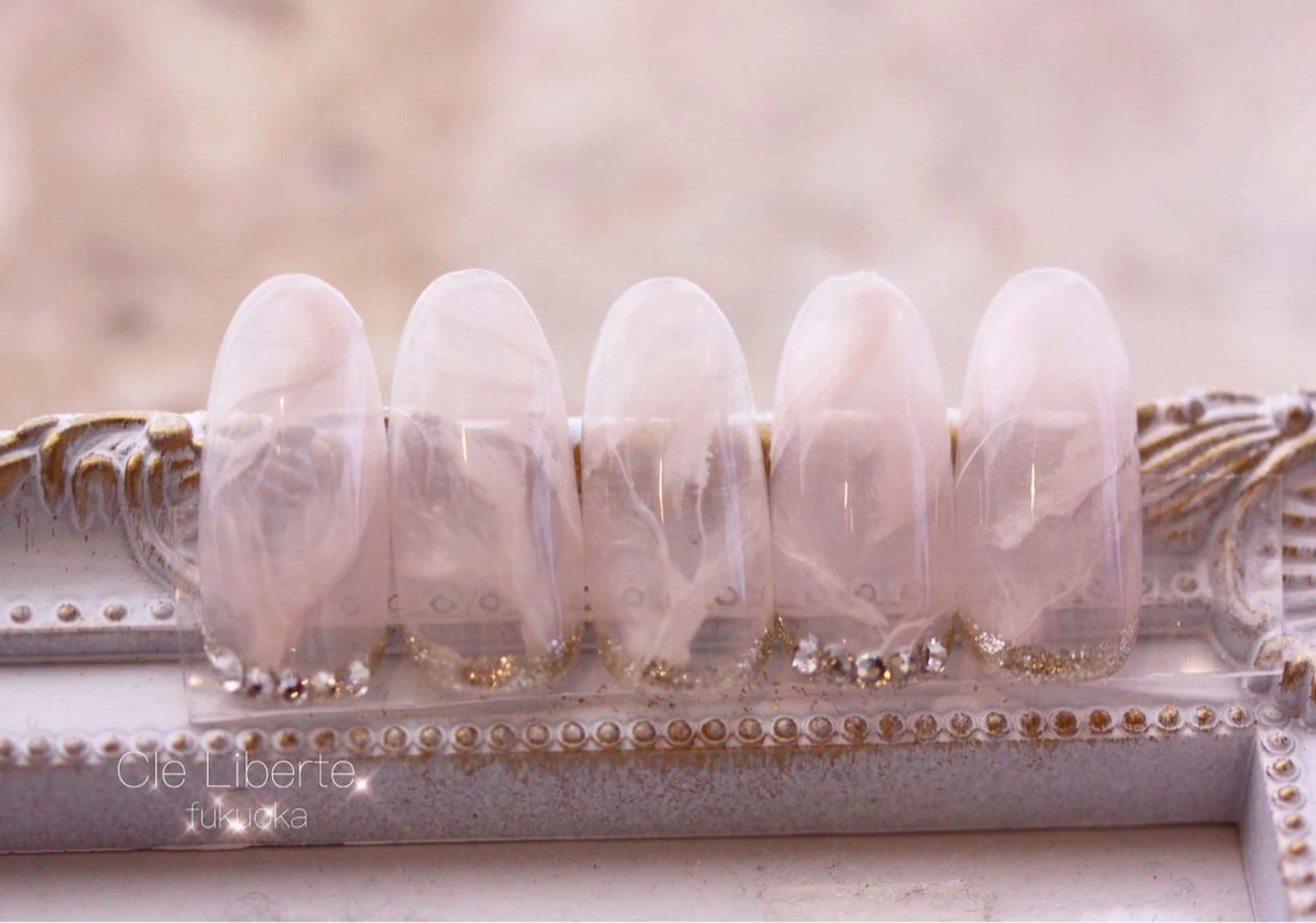 ネイル アートネイル カジュアル フットネイル フレンチネイル オフィスネイル Elio所属・Elio 国泰寺のネイルデザイン