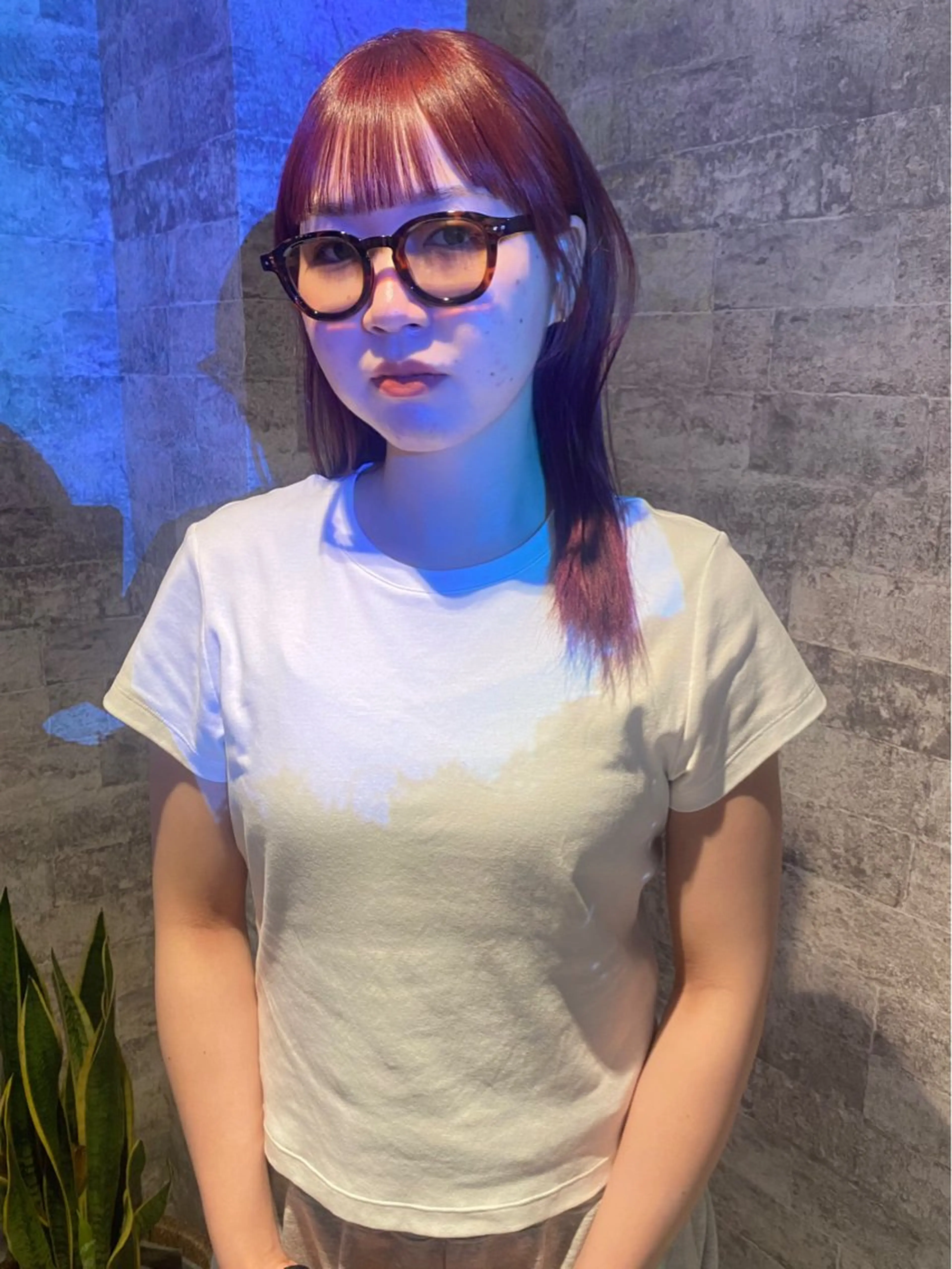 セミロング カラー カット ヘアカラー トリートメント mai / linoah˚✧のヘアスタイル