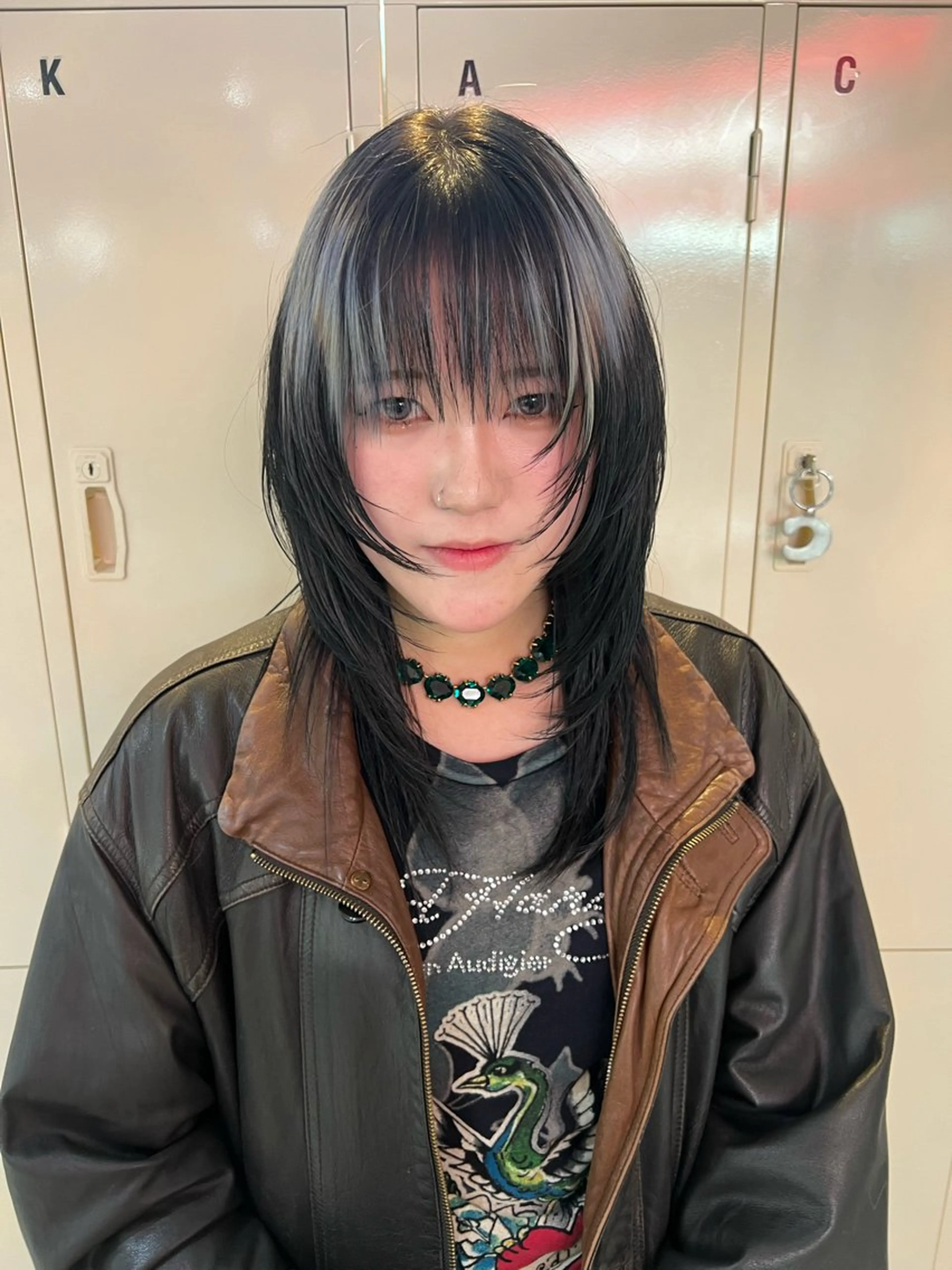 ミディアム 💥ウルフカット デザインあんな💥のヘアスタイル