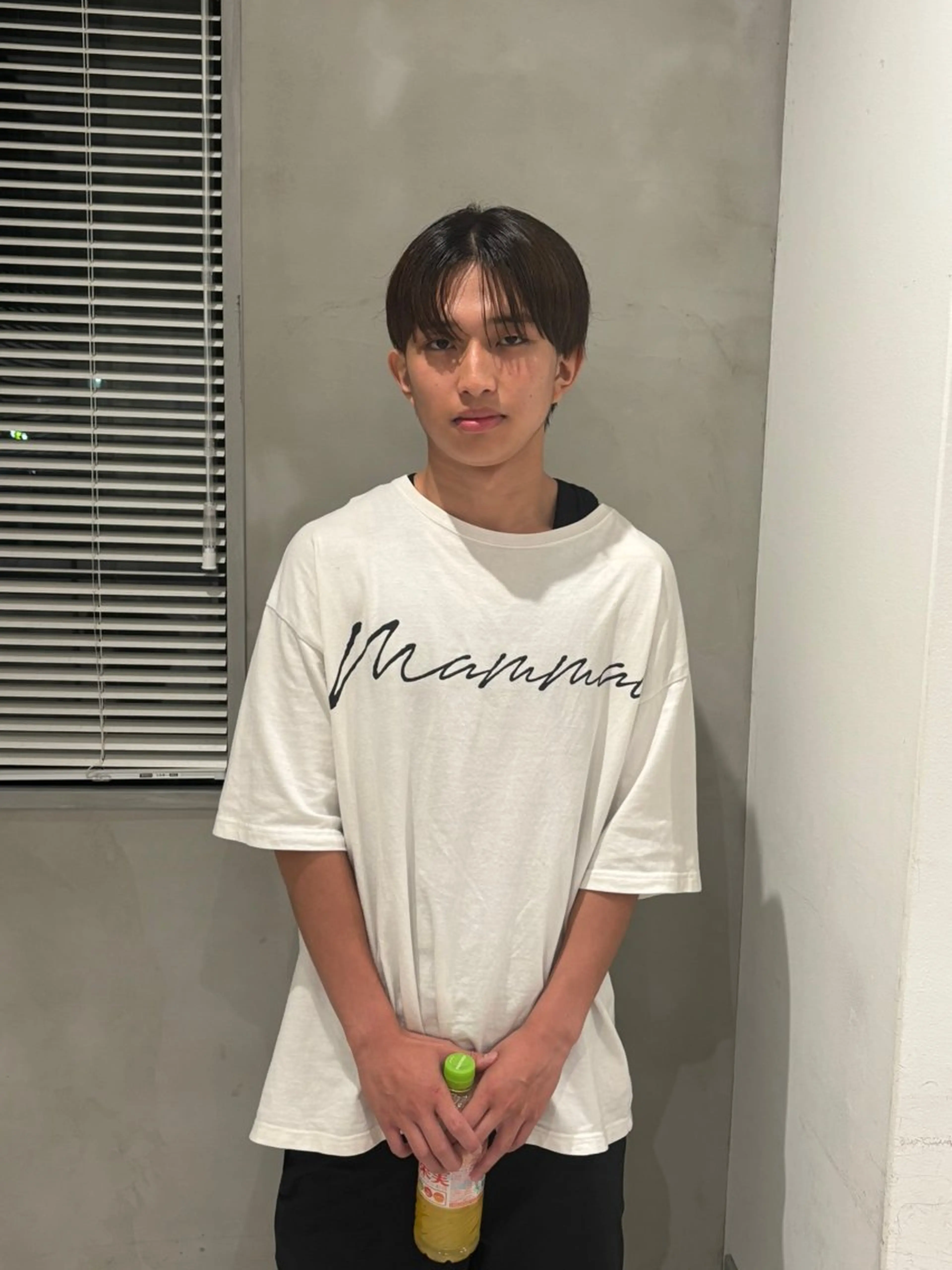 カラー メンズ センターパート ブラウンカラー 透明感カラーと映画 美容師/yujiのヘアスタイル