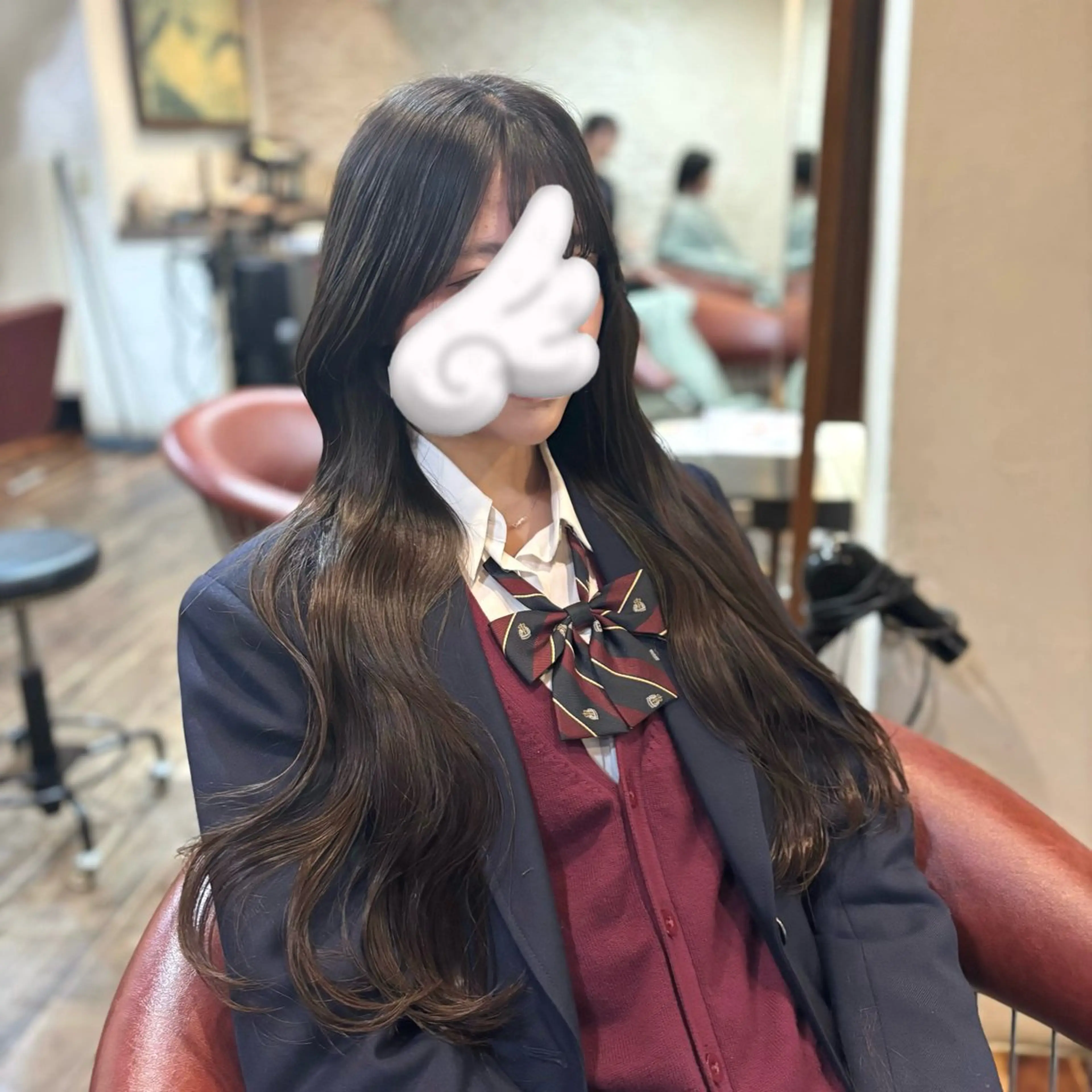 ロング ロング トリートメント カット トリートメント 🩶レイヤー/盛れる 顔まわり🩶フウカのヘアスタイル